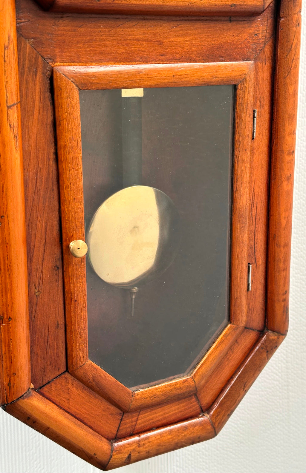 Antique ANSONIA 31 day Calendar Drop Dial Octagon Wall Clock | Adelaide Clocks