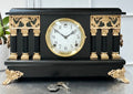 Antique Session Hammer on Bell and Coil Strike Mantel Clock | Adelaide Clocks