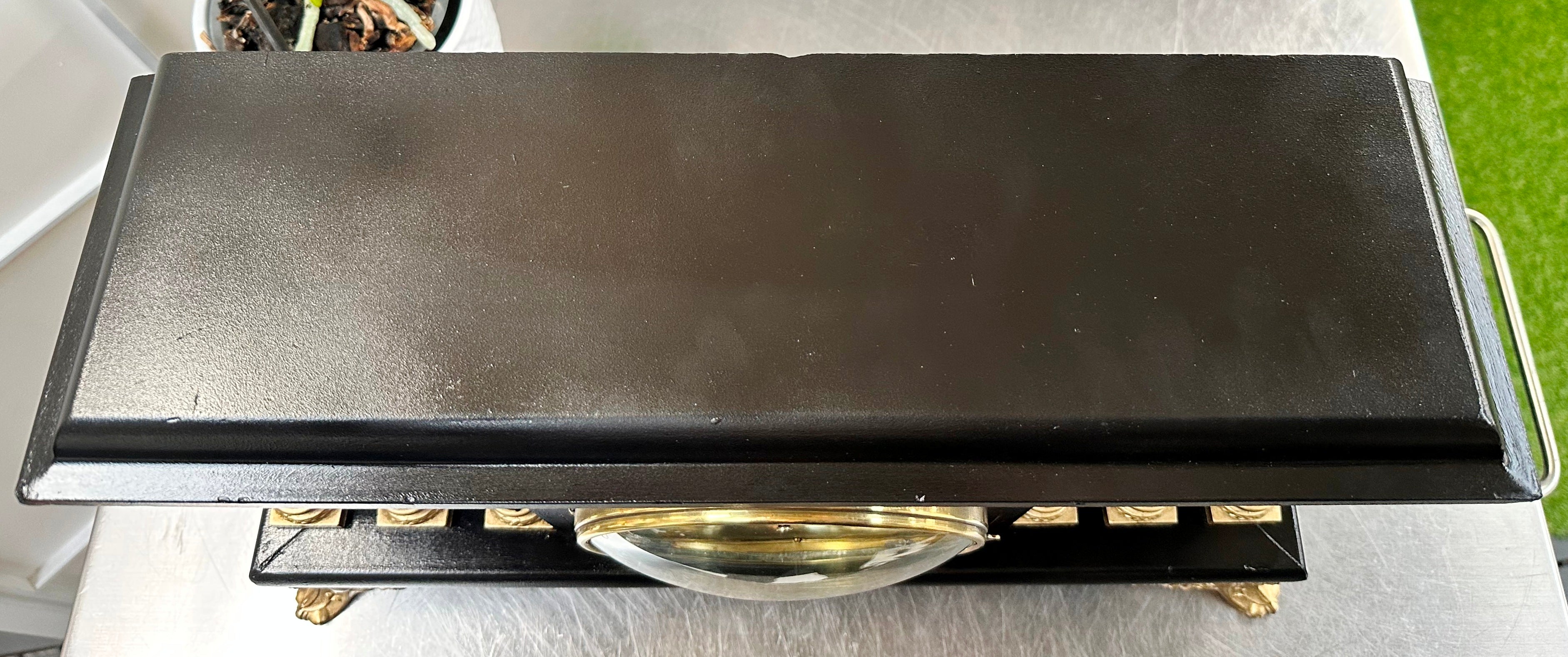 Antique Session Hammer on Bell and Coil Strike Mantel Clock | Adelaide Clocks