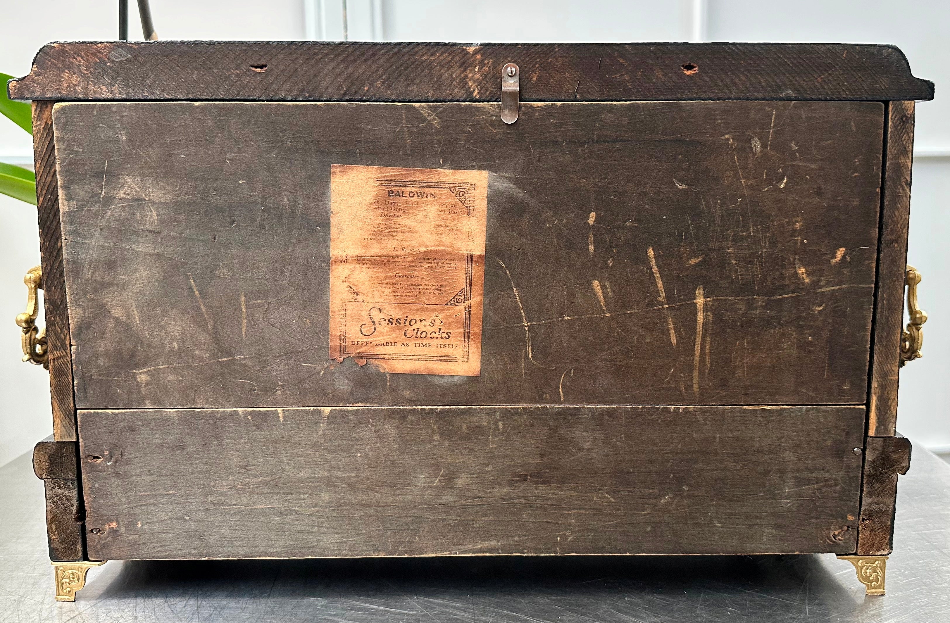 Antique Session Hammer on Bell and Coil Strike Mantel Clock | Adelaide Clocks