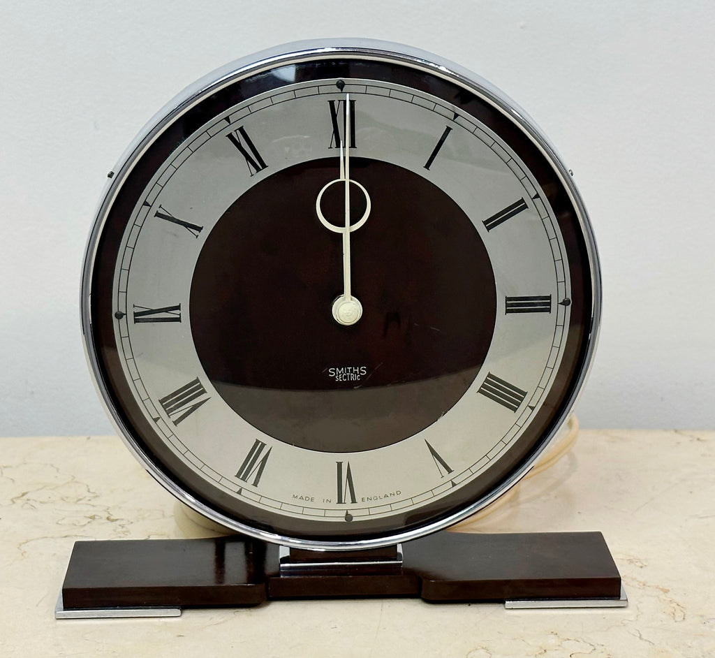 Vintage Smiths Sectric Electric Bakelite Mantel Clock | eXibit collection