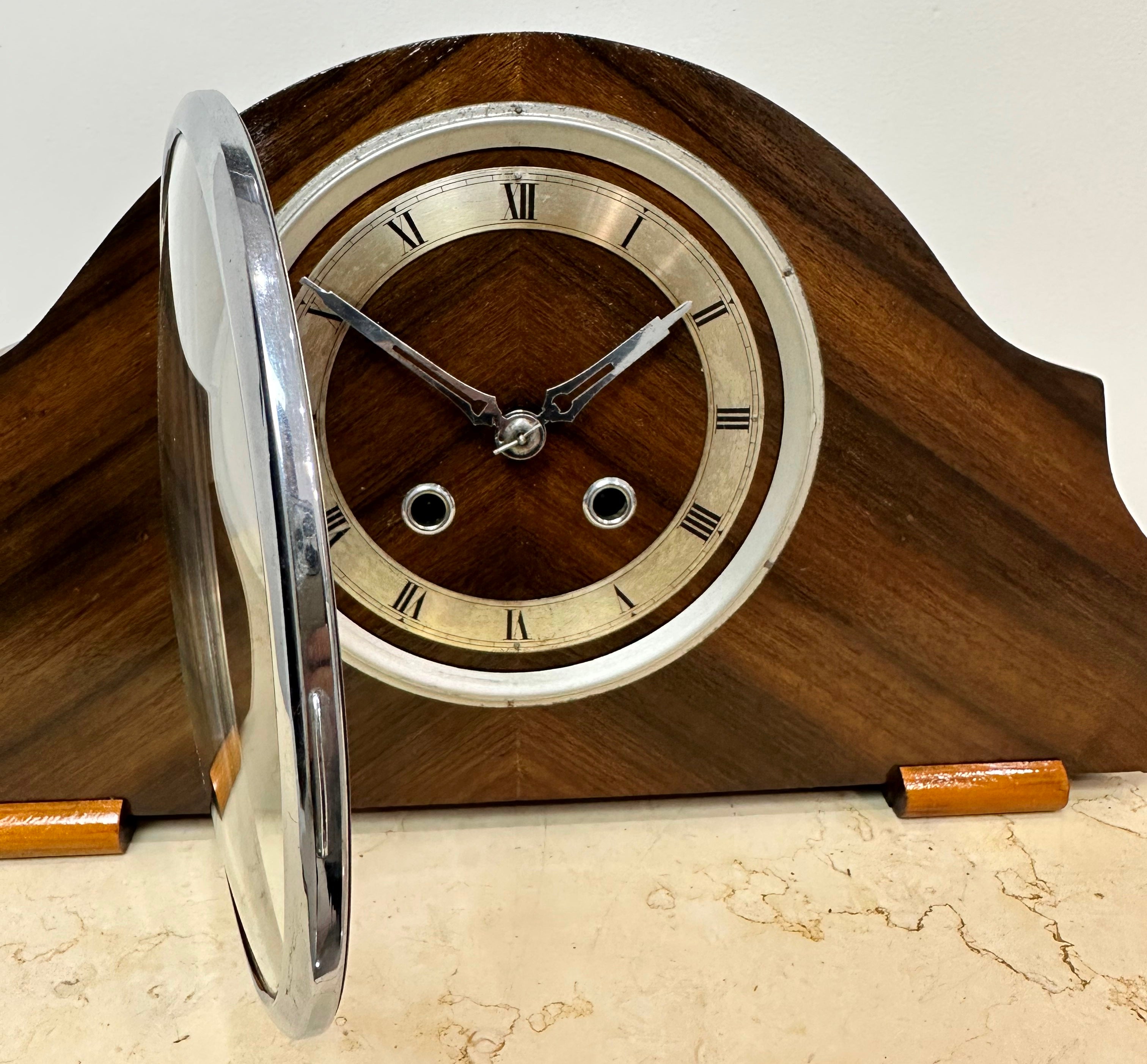 Vintage Hammer on Coil Chime Mantel Clock | Adelaide Clocks