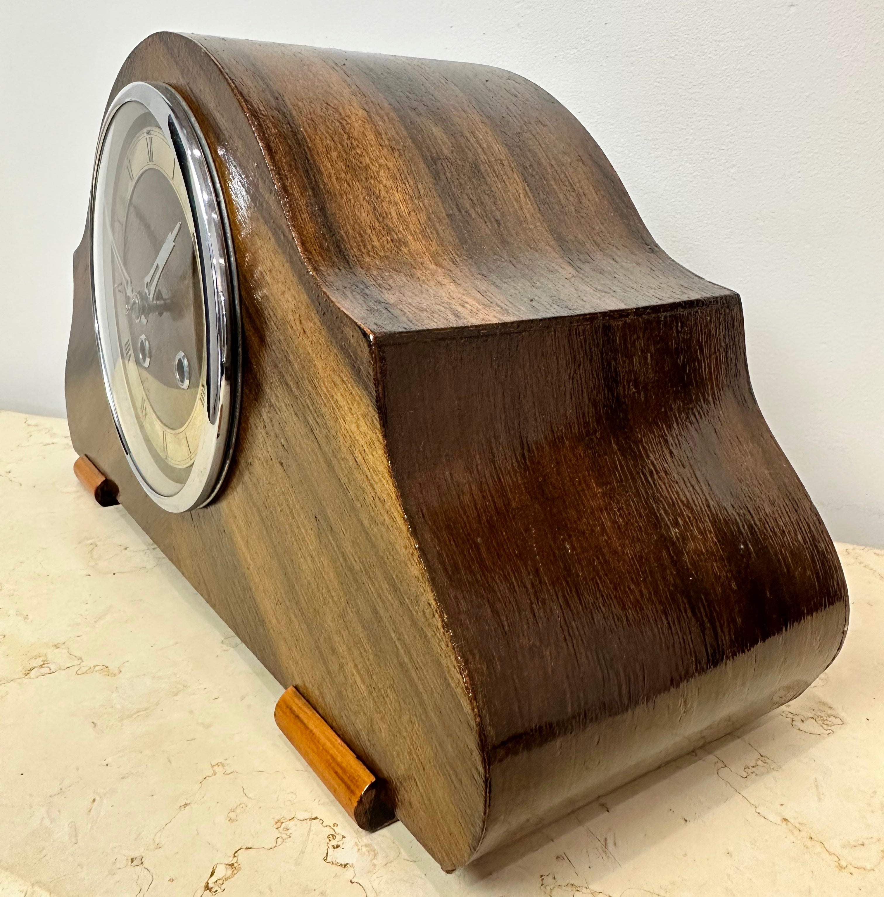 Vintage Hammer on Coil Chime Mantel Clock | Adelaide Clocks