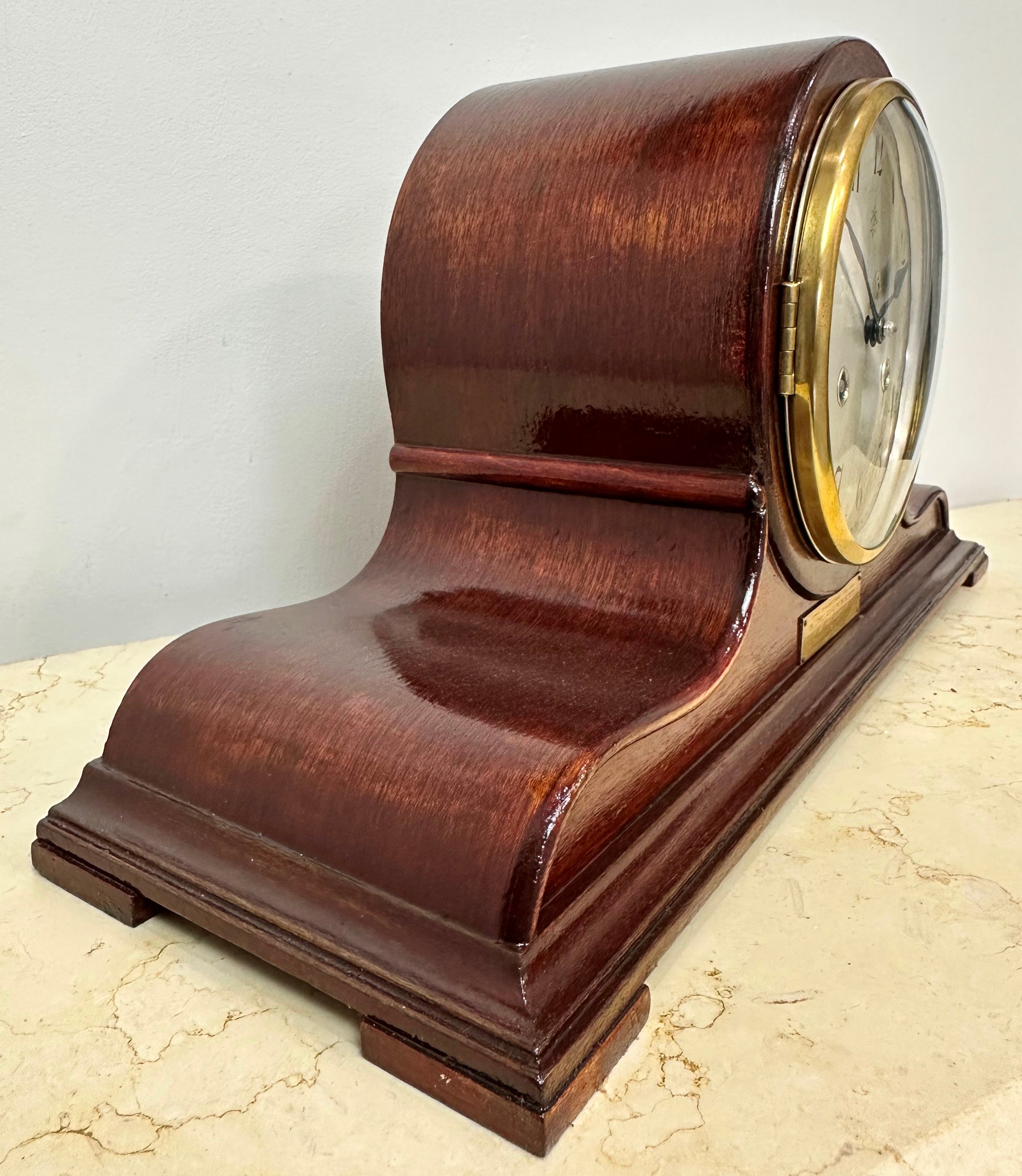 Vintage Art Deco Junghans Hammer on Coil Chime Mantel Clock | Adelaide Clocks