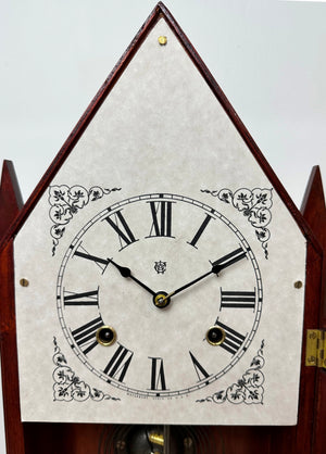 Antique Steeple Waterbury Hammer on Coil Chime Mantel Clock | Adelaide Clocks