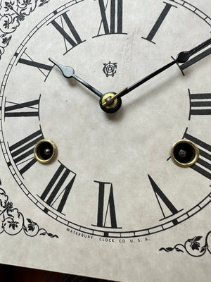 Antique Steeple Waterbury Hammer on Coil Chime Mantel Clock | Adelaide Clocks