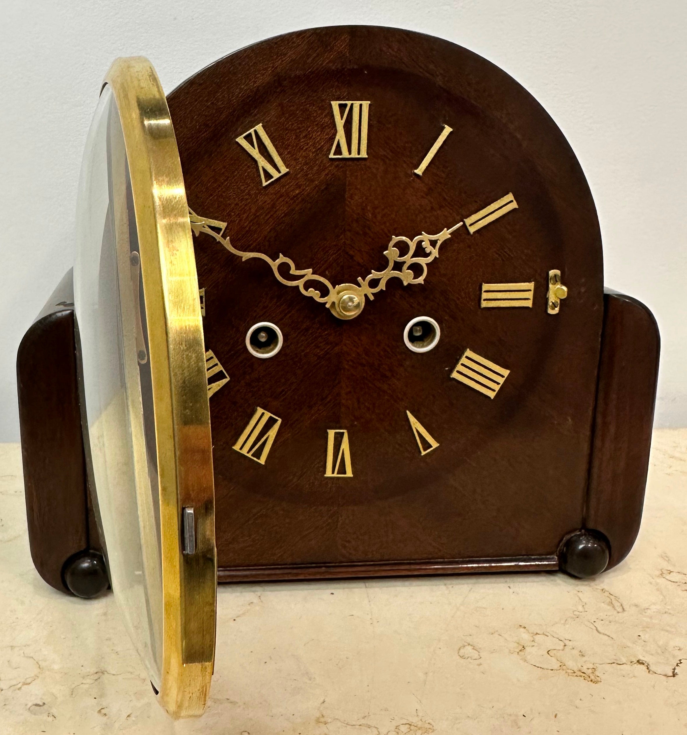 Vintage Smiths Enfield Hammer Chime Mantel Clock | Adelaide Clocks