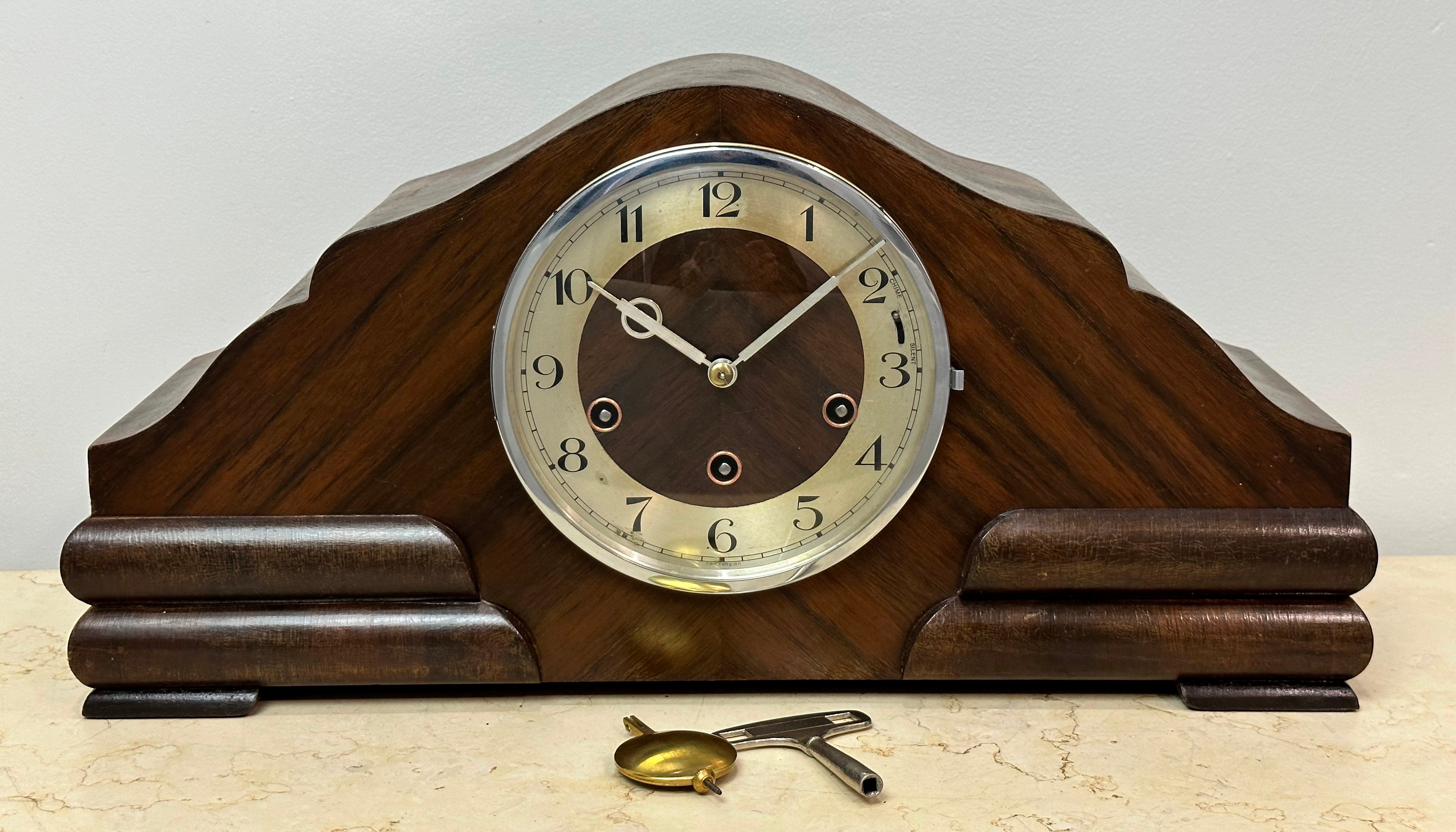 Vintage Foreign ODO Westminster Hammer Chime Mantel Clock | Adelaide Clocks