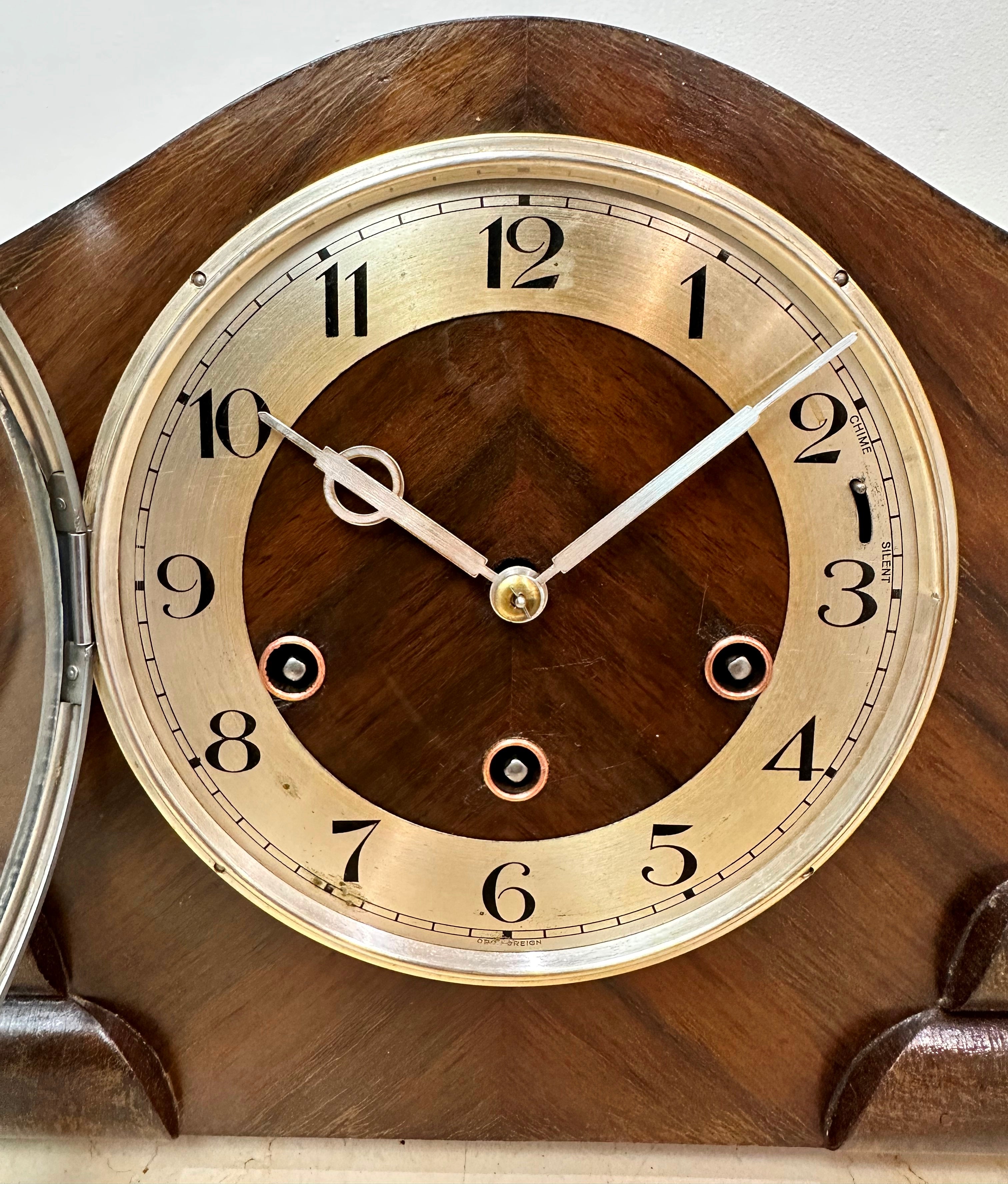 Vintage Foreign ODO Westminster Hammer Chime Mantel Clock | Adelaide Clocks