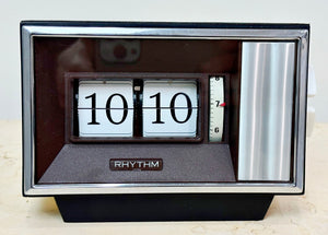 Vintage Retro Perpetual Rhythm Alarm FLIP Desk Clock | eXibit collection