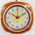 Vintage Orange Bakelite Smiths Sectric Kitchen Wall Clock | Adelaide Clocks