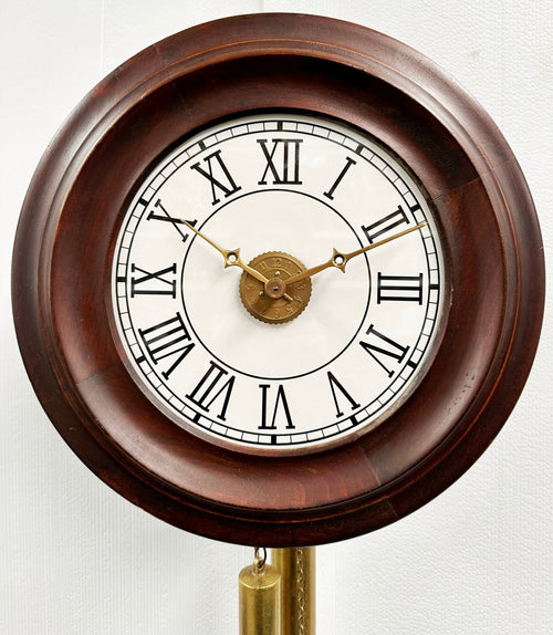 Antique Top Bell Alarm Strike Pendulum Wall Clock | Adelaide Clocks