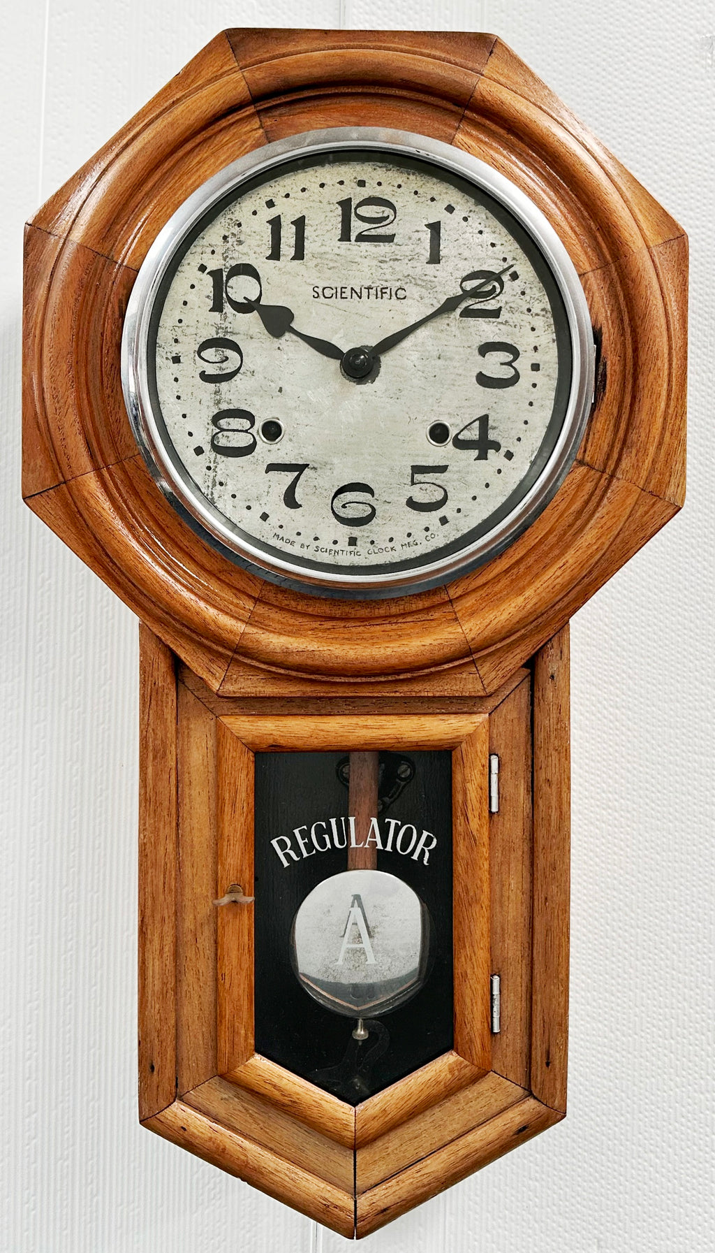Antique Scientific Hammer Strike Wall Clock | Adelaide Clock