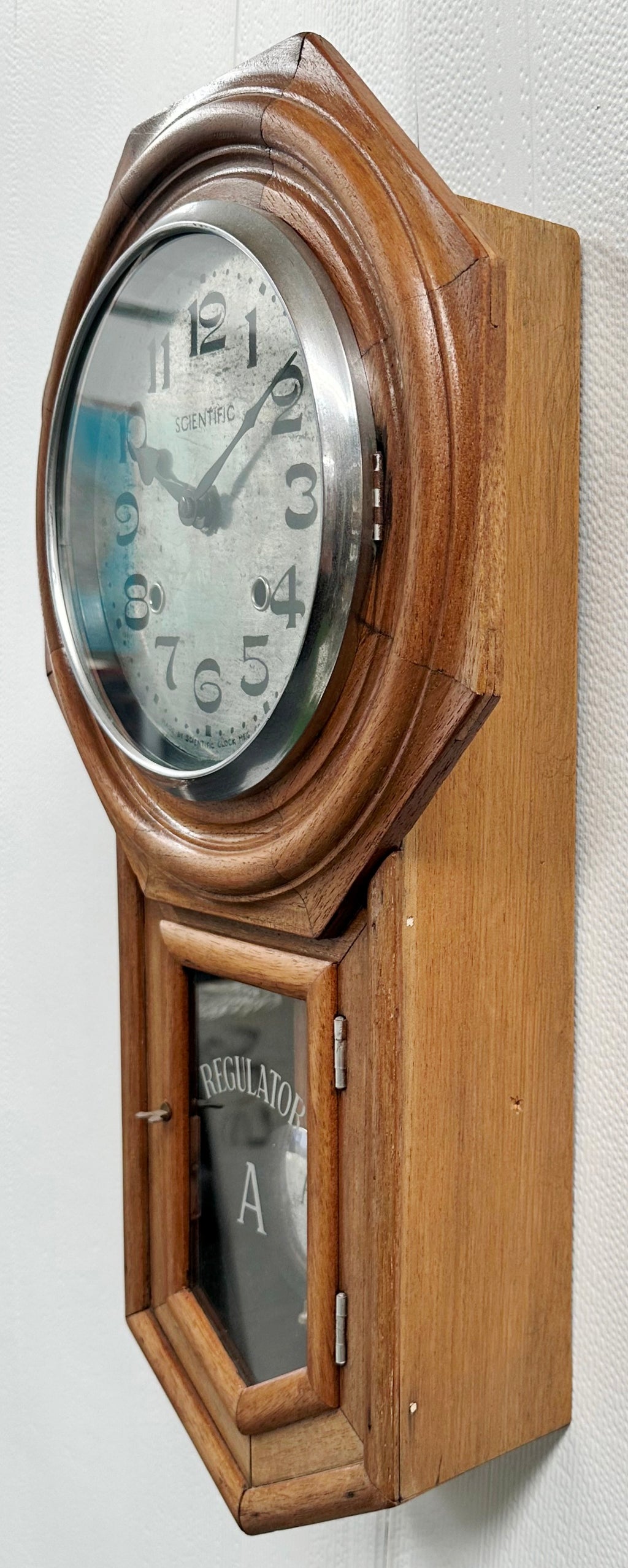 Antique Scientific Hammer Strike Wall Clock | Adelaide Clock