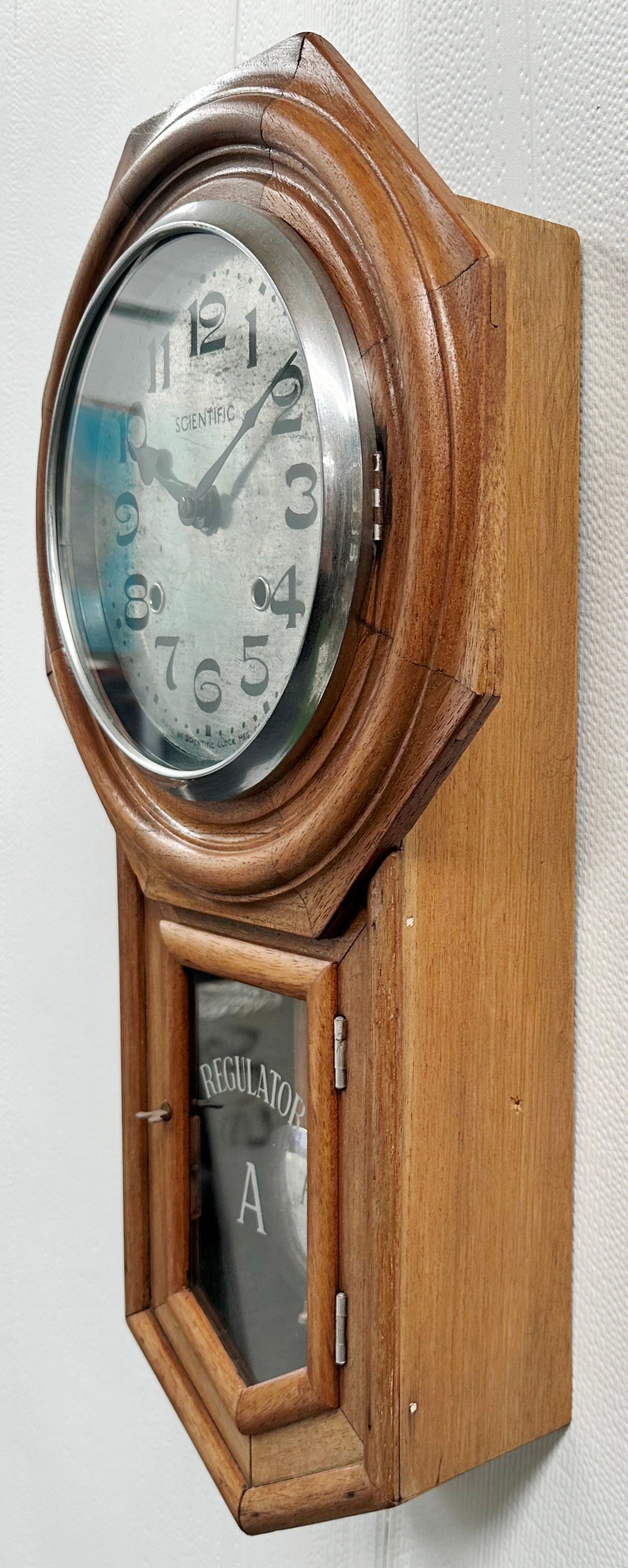 Antique Scientific Hammer Strike Wall Clock | Adelaide Clock