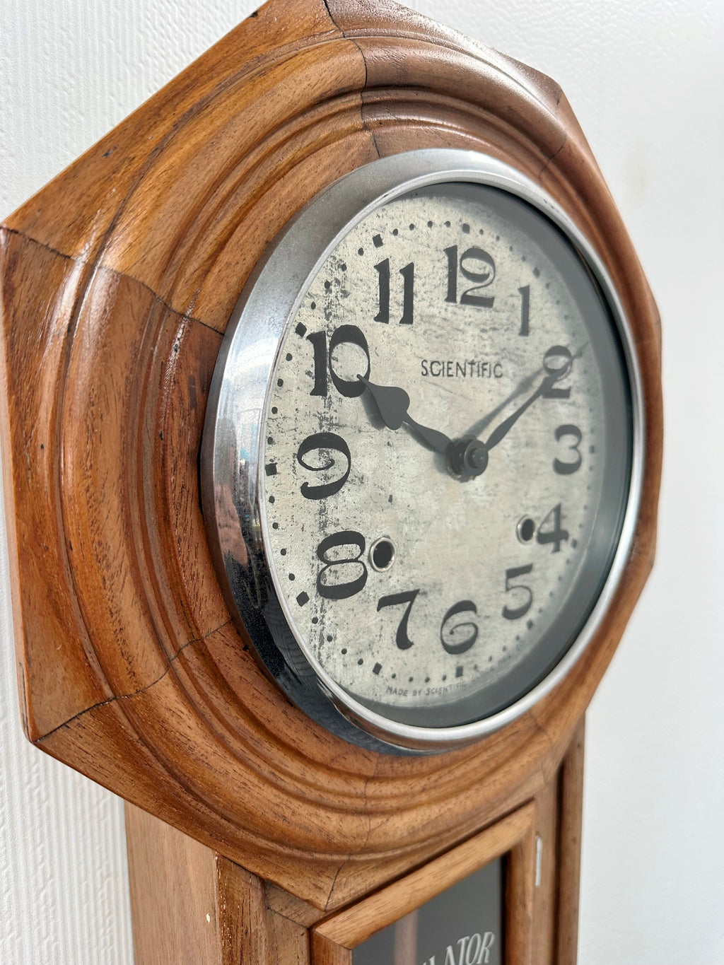 Antique Scientific Hammer Strike Wall Clock | Adelaide Clock