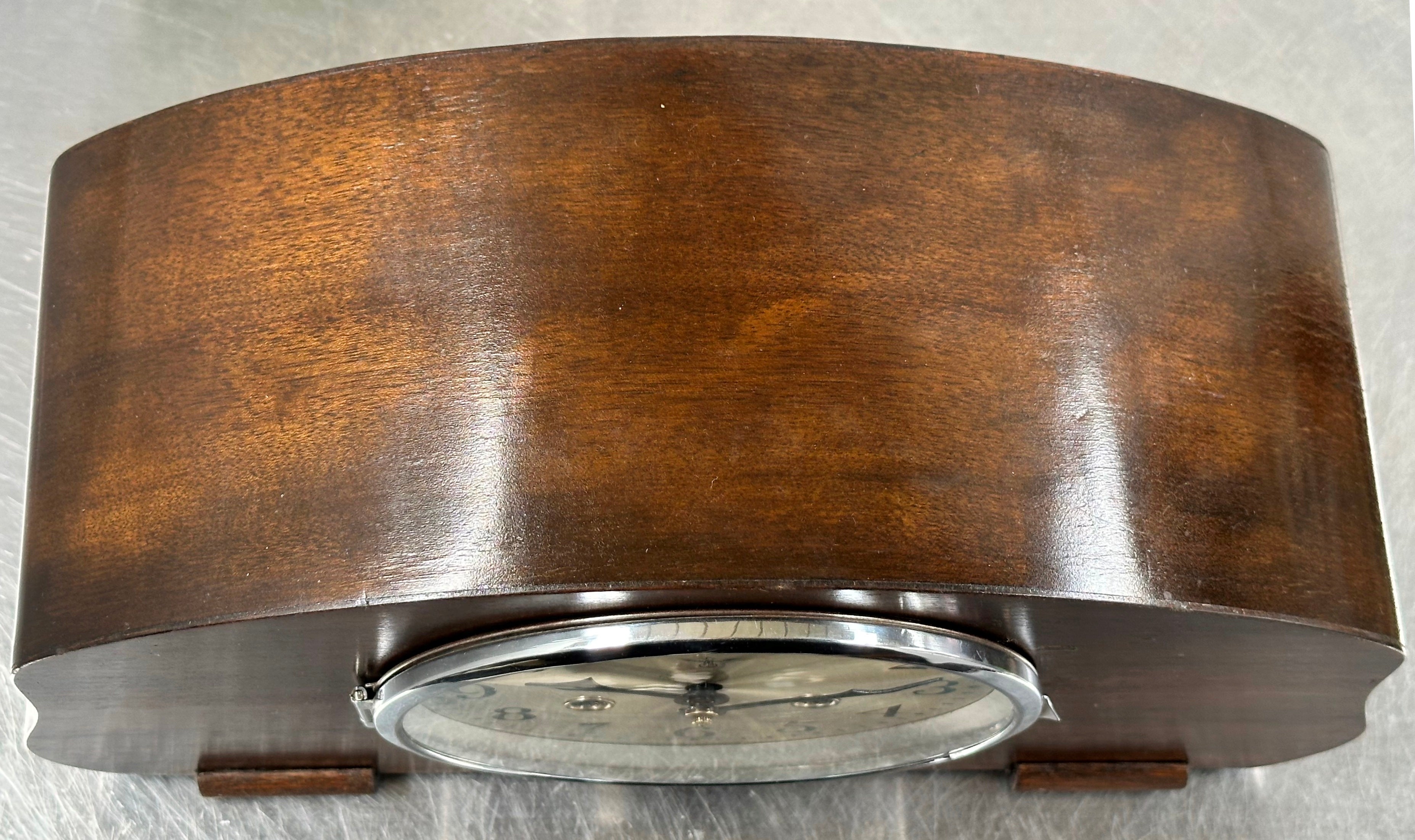 Vintage FMS Hammer on Coil Strike Pendulum Mantel Clock | Adelaide Clocks