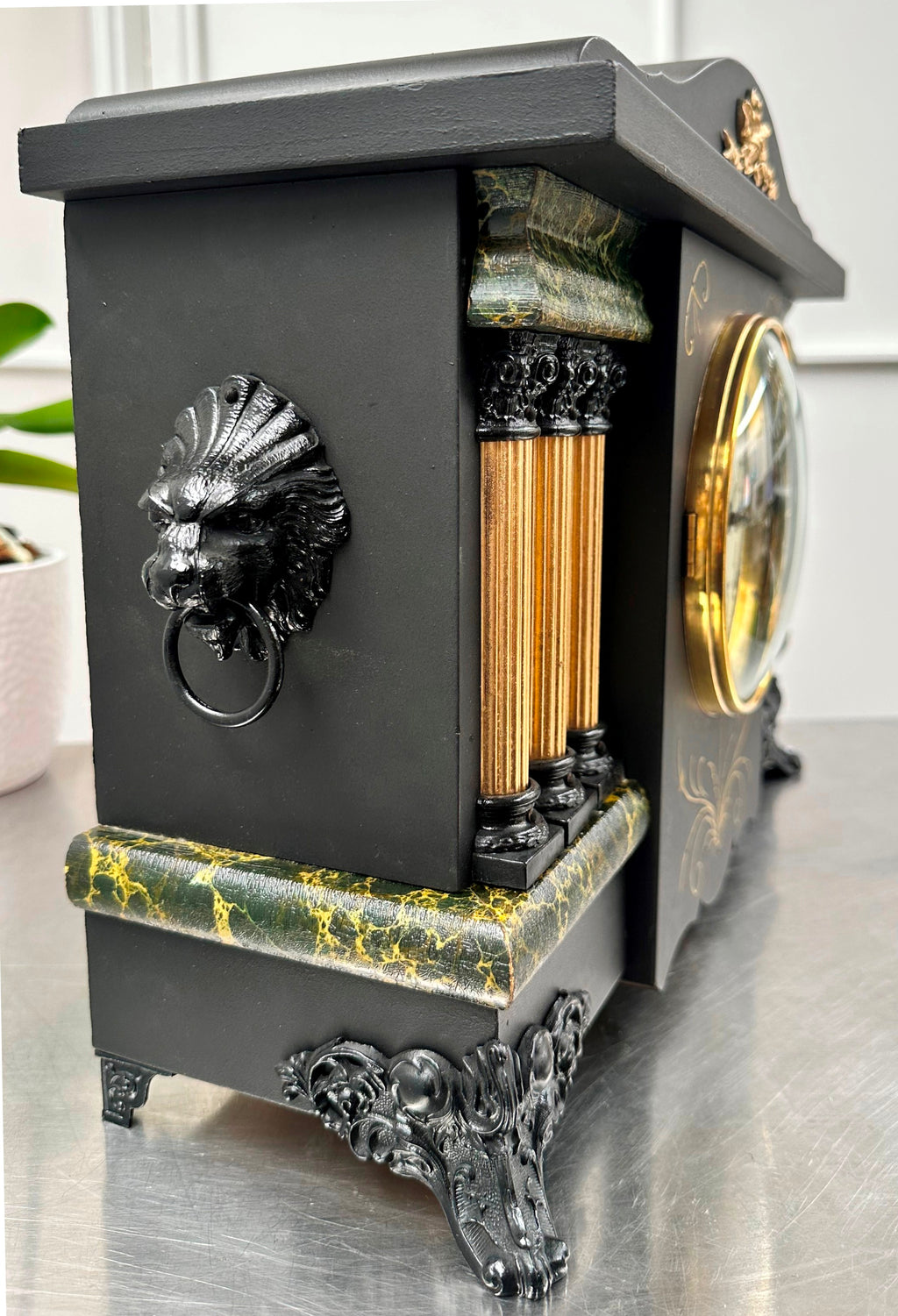 Antique Session Hammer on Bell and Coil Strike Mantel Clock | Adelaide Clocks