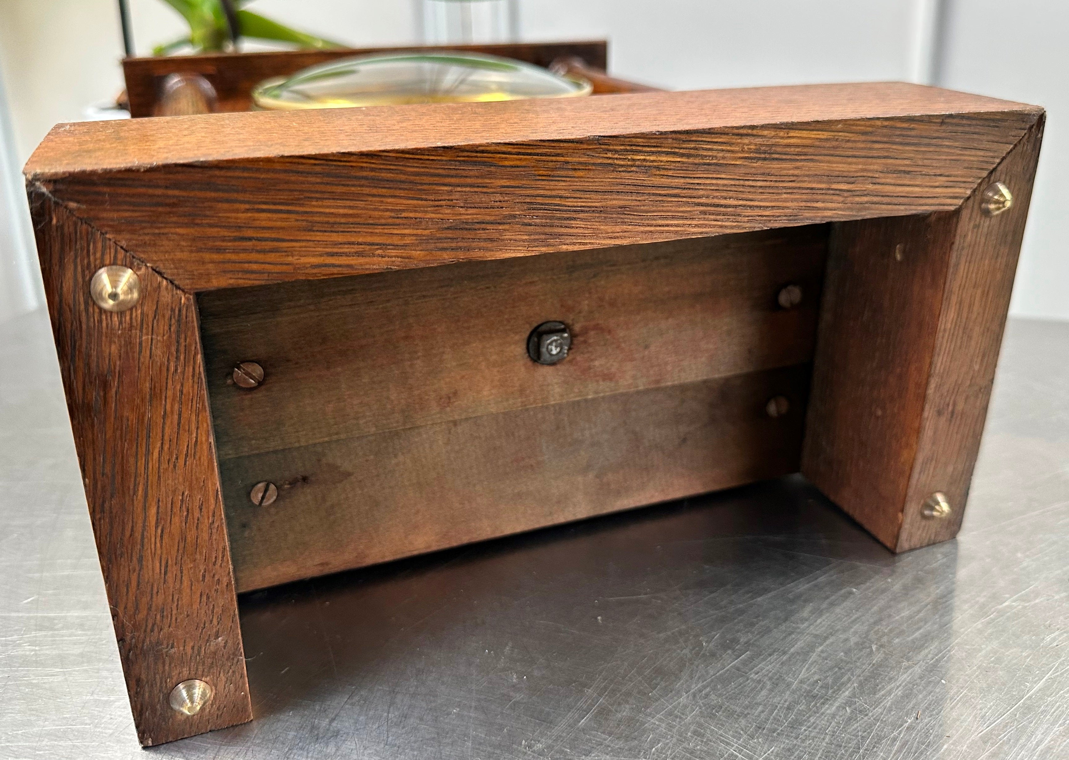 Vintage Oak Sessions Hammer Strike Mantel Clock | Adelaide Clocks