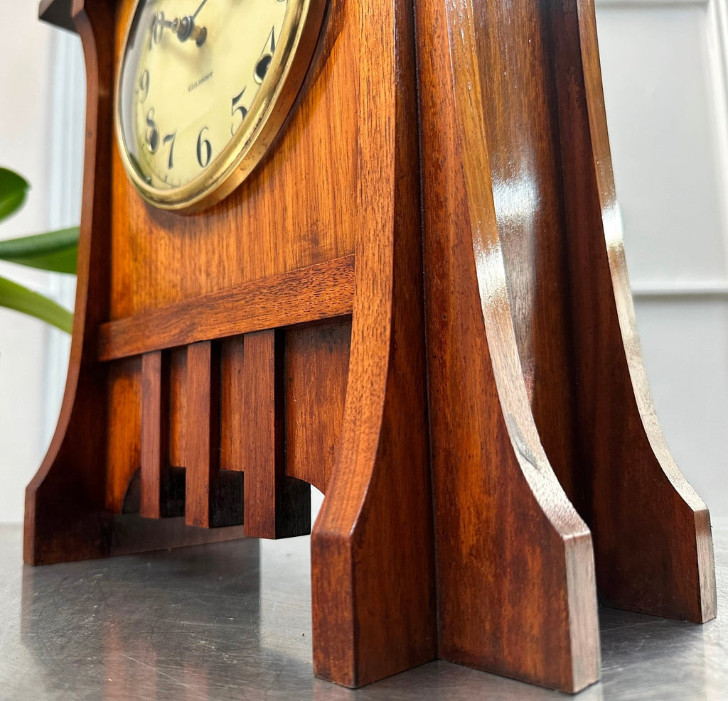 Antique GILBERT U.S.A Hammer on Coil Strike Mantel Clock | Adelaide Clocks