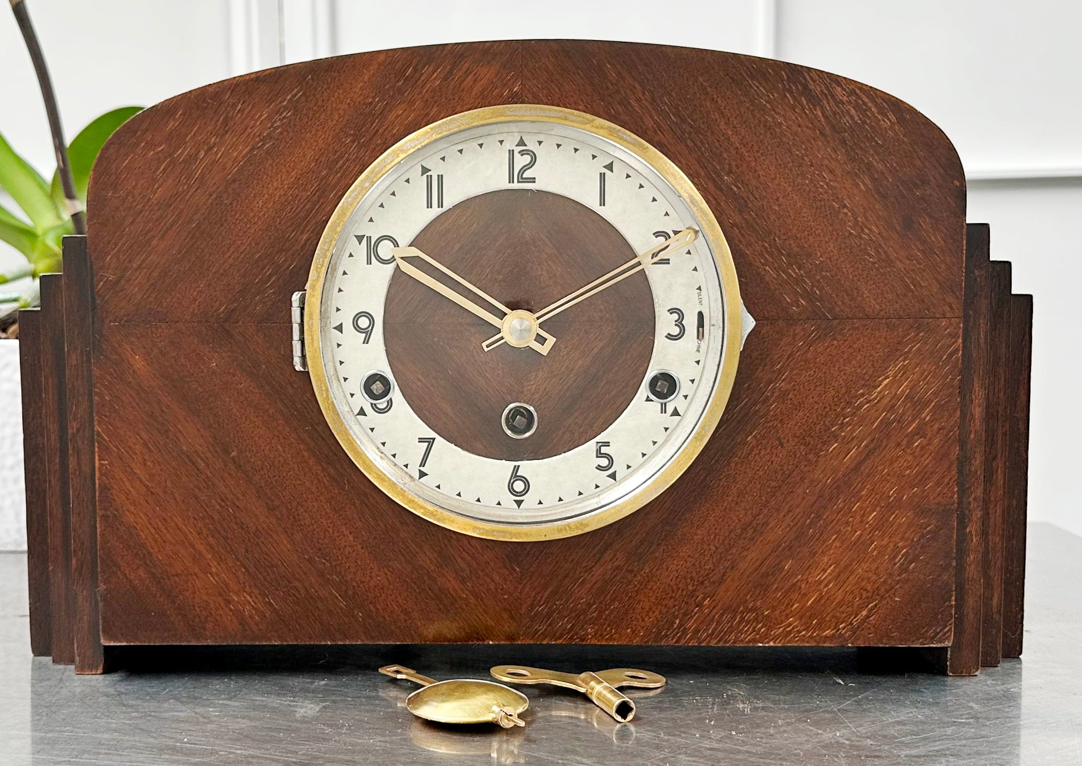 Vintage Art Deco Westminster Chime Mantel Clock | Adelaide Clocks
