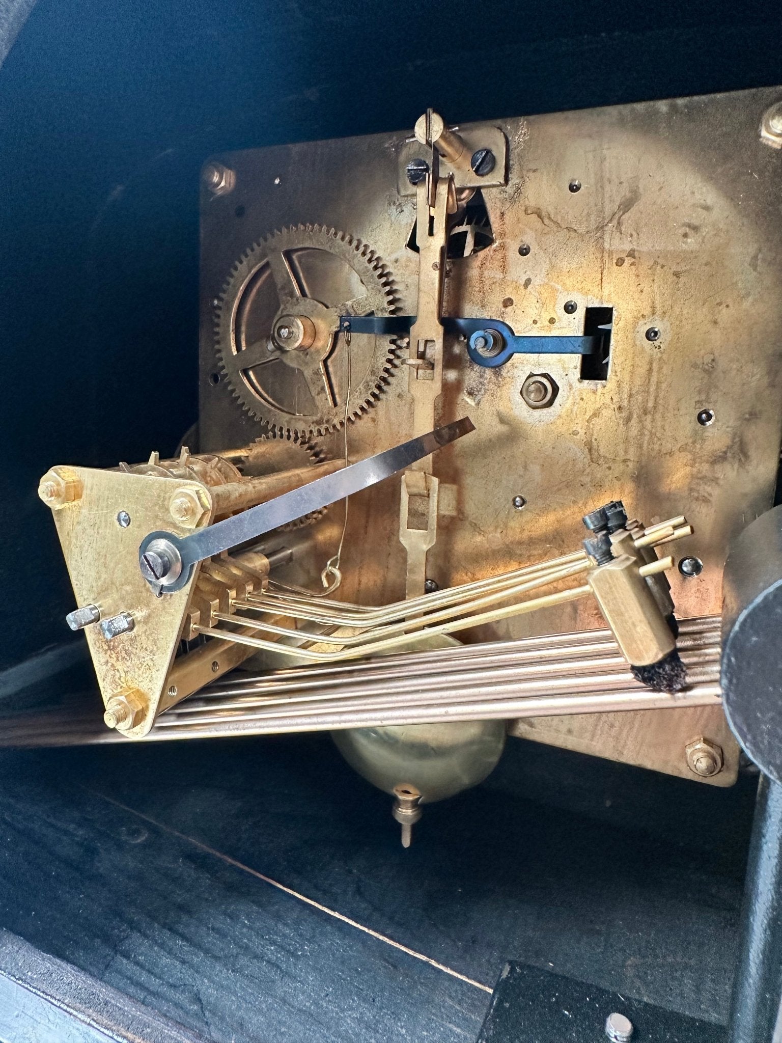Vintage Art Deco Westminster Chime Mantel Clock | Adelaide Clocks