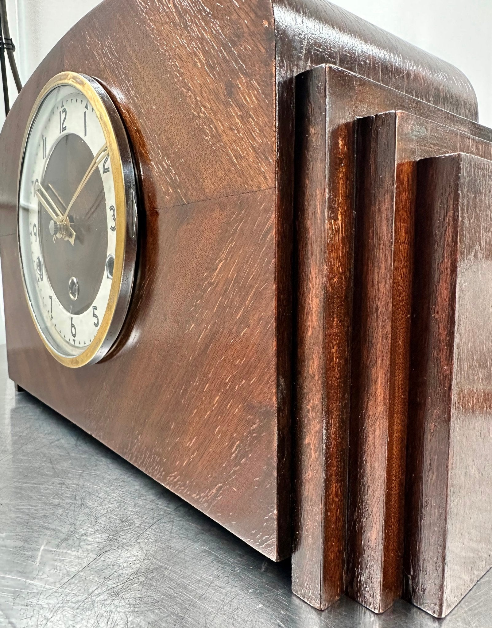 Vintage Art Deco Westminster Chime Mantel Clock | Adelaide Clocks