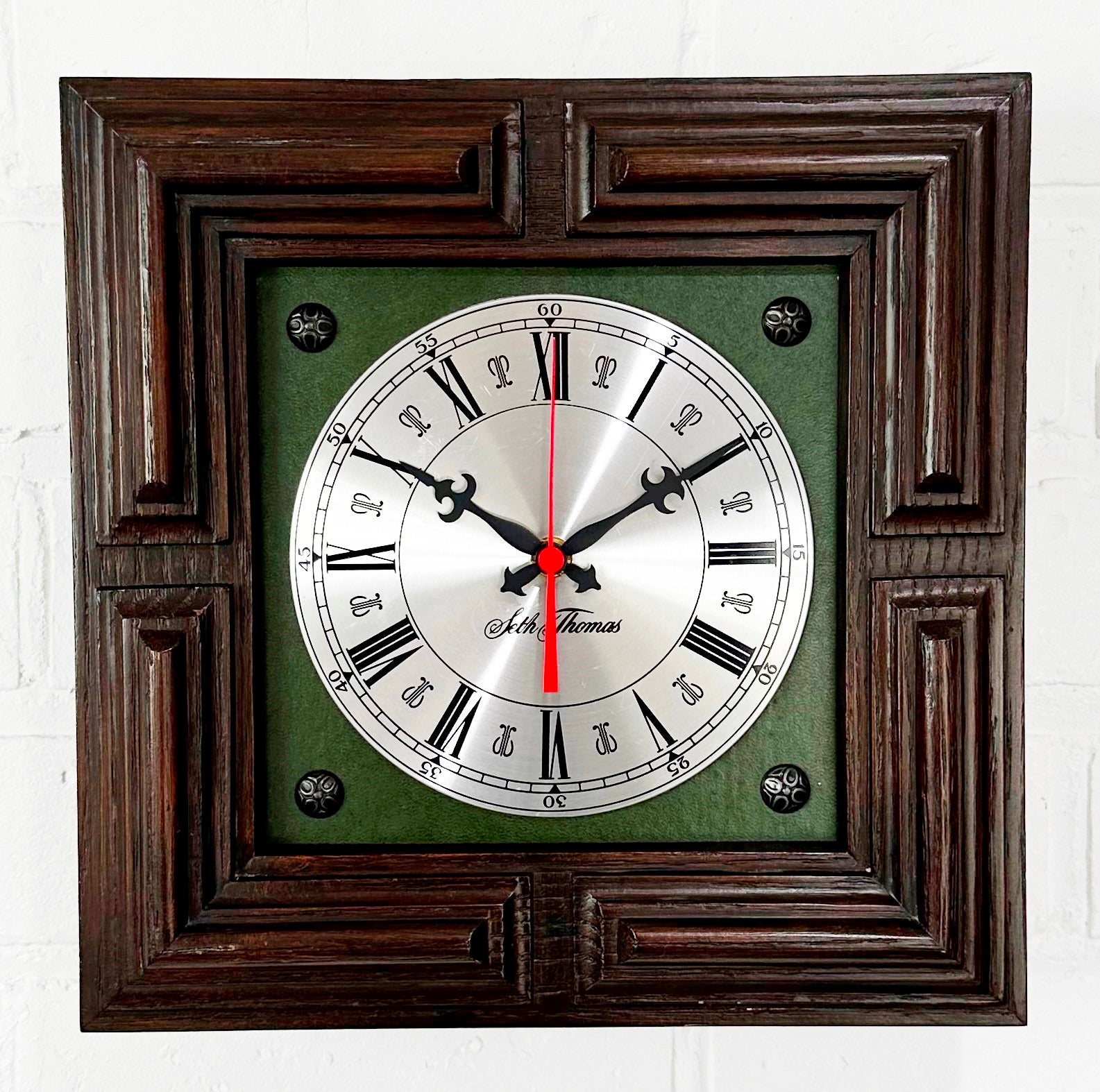 Vintage Seth Thomas Battery Wall Clock Adelaide Clocks