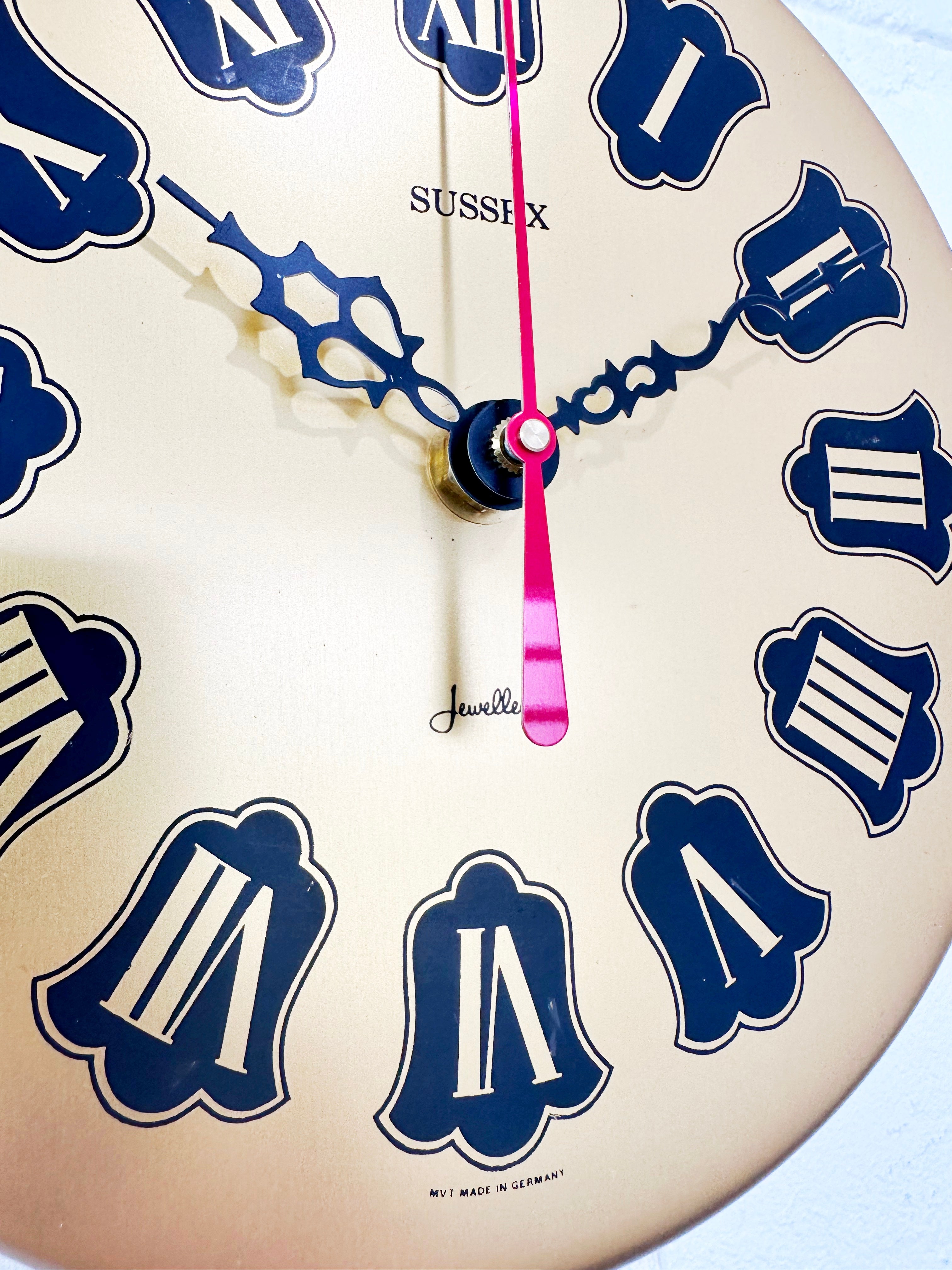 Vintage Kitchen Frying Pan Battery Wall Clock | Adelaide Clocks
