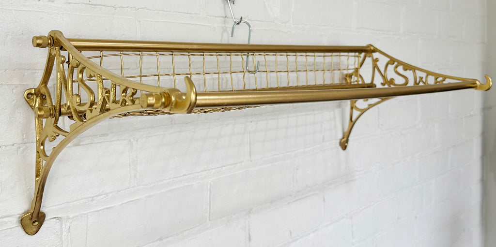 Vintage NSWR Railway Train Luggage Rack | Adelaide Clock