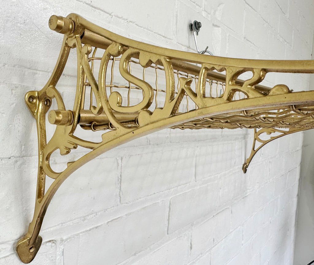 Vintage NSWR Railway Train Luggage Rack | Adelaide Clock
