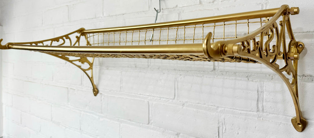 Vintage NSWR Railway Train Luggage Rack | Adelaide Clock