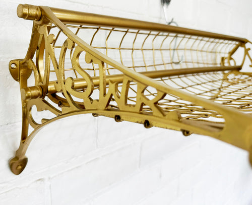 Vintage NSWR Railway Train Luggage Rack | Adelaide Clock