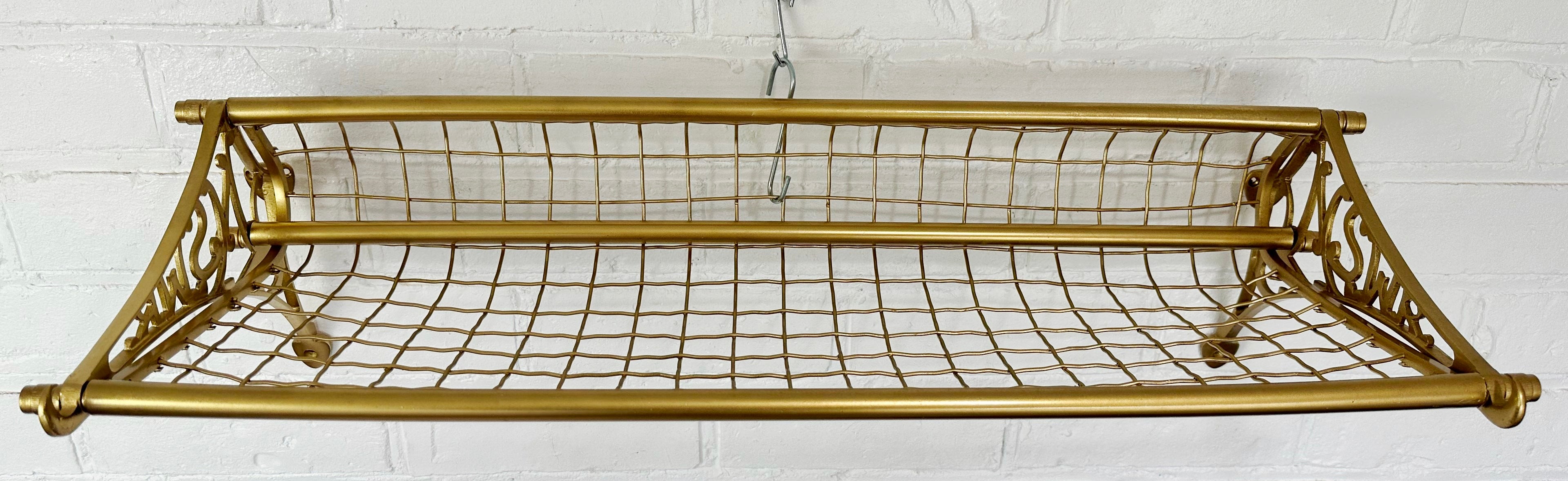 Vintage NSWR Railway Train Luggage Rack | Adelaide Clock