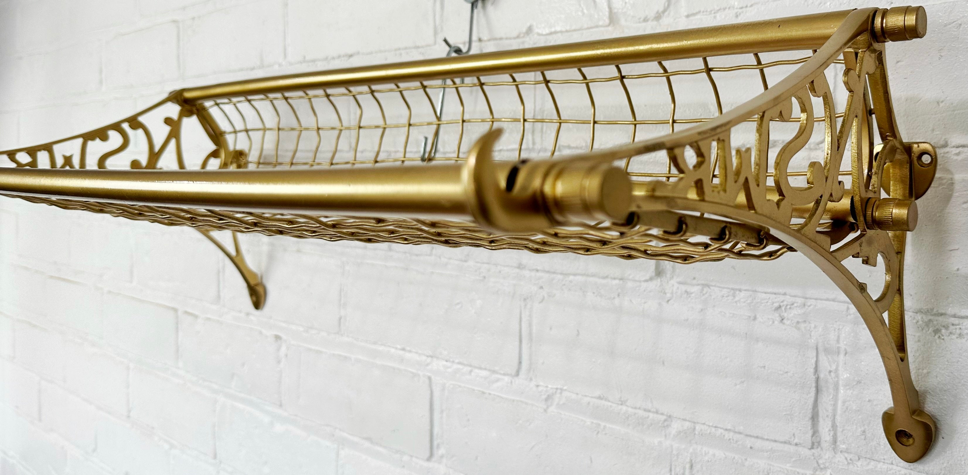 Vintage NSWR Railway Train Luggage Rack | Adelaide Clock