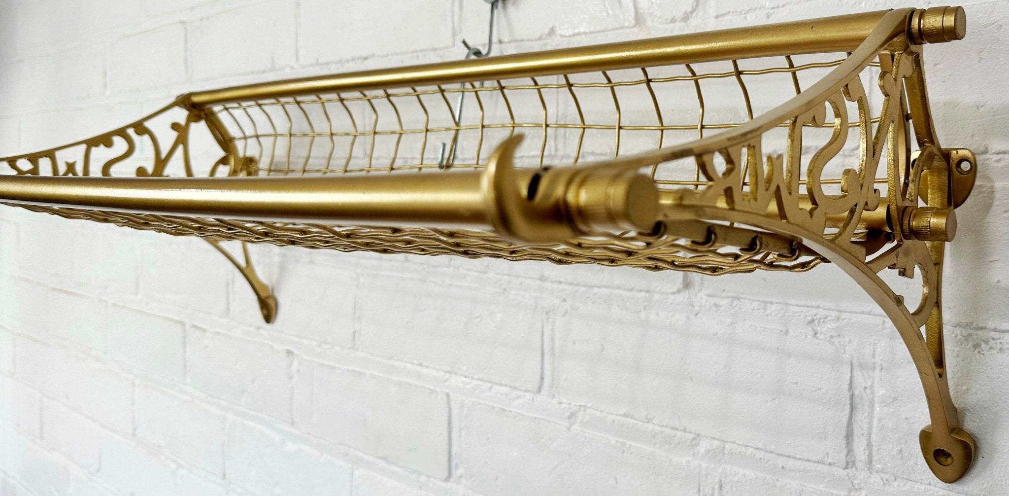 Vintage NSWR Railway Train Luggage Rack | Adelaide Clock