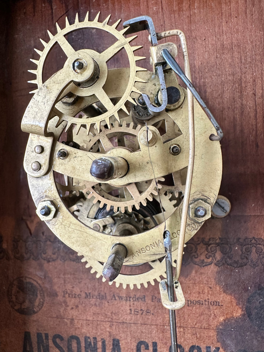 Antique ANSONIA U.S.A Pendulum Mantel Clock | Adelaide Clocks