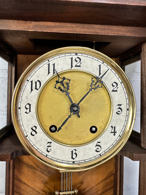Antique L.F.S. Bim Bam Regulator Pendulum Strike Wall Clock | Adelaide Clocks