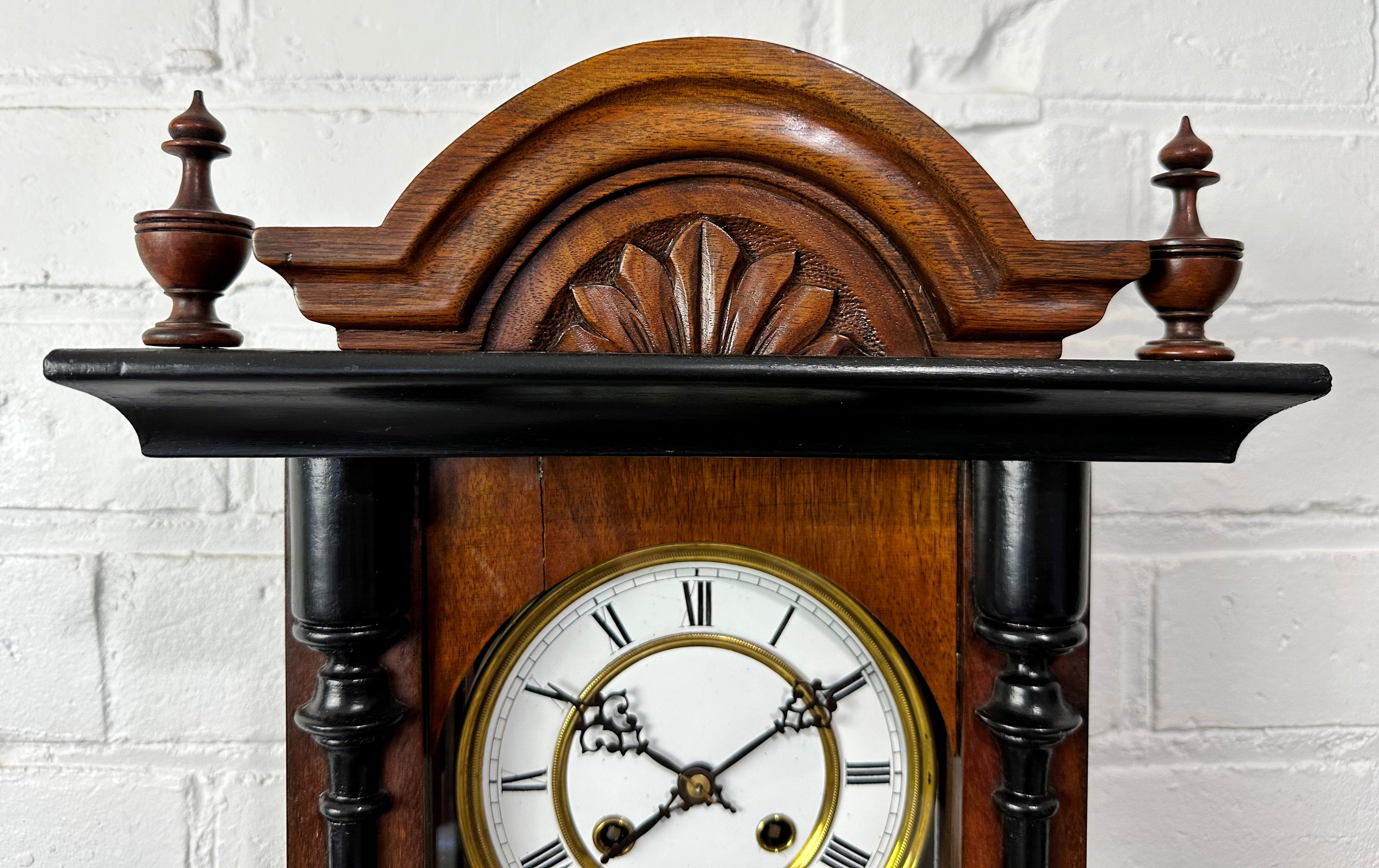 Antique Vienna Pendulum Wall Clock | eXibit collection