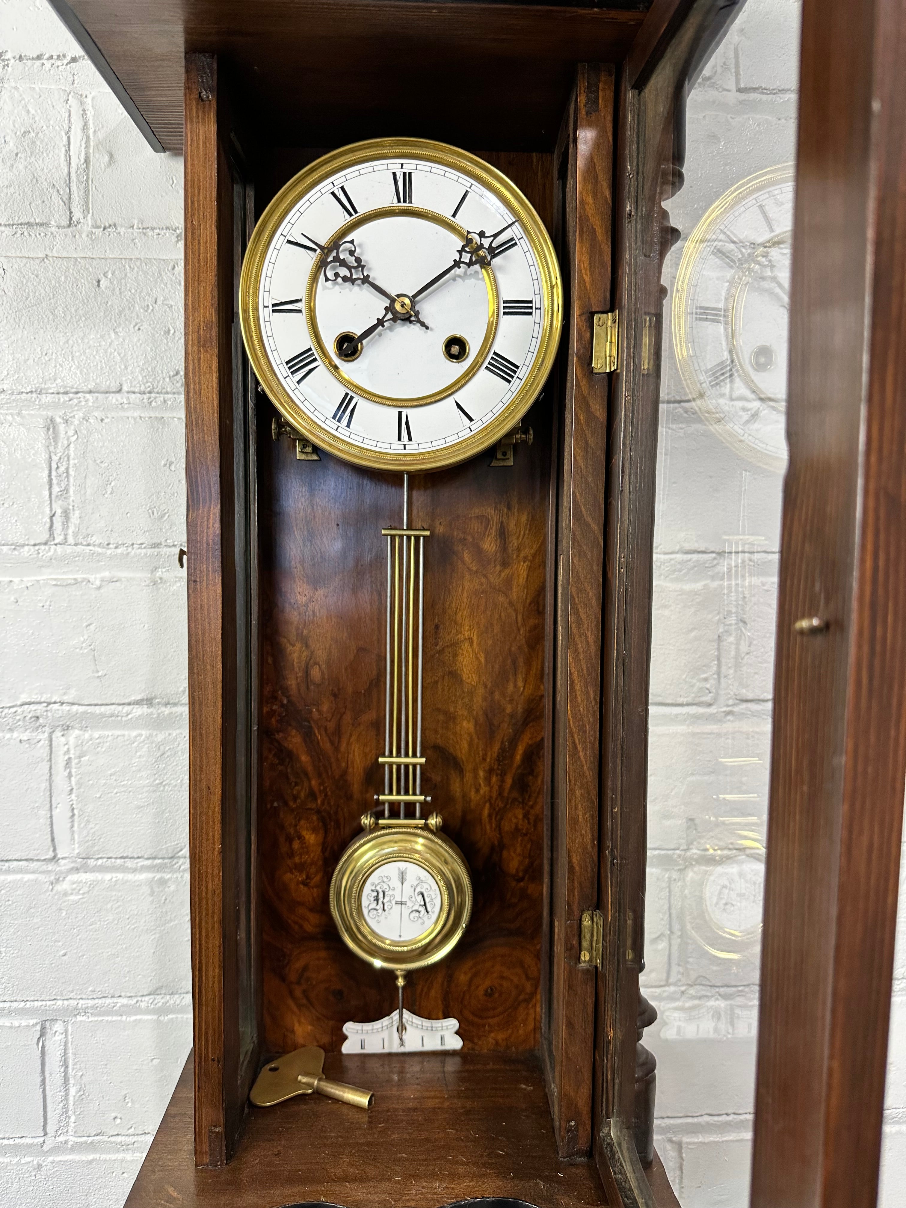Antique Vienna Pendulum Wall Clock | eXibit collection