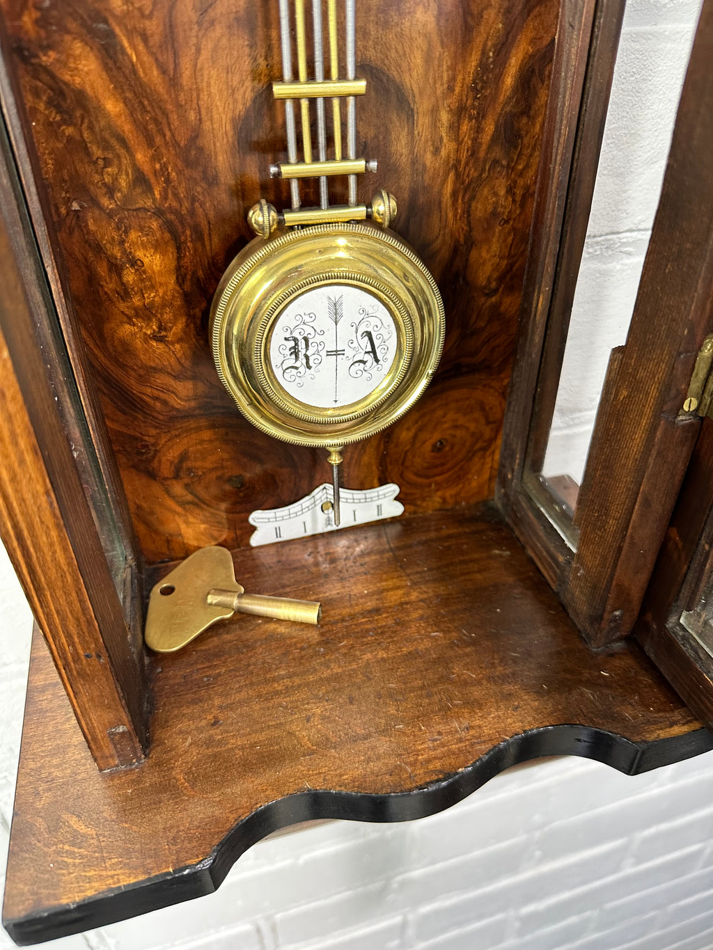 Antique Vienna Pendulum Wall Clock | eXibit collection