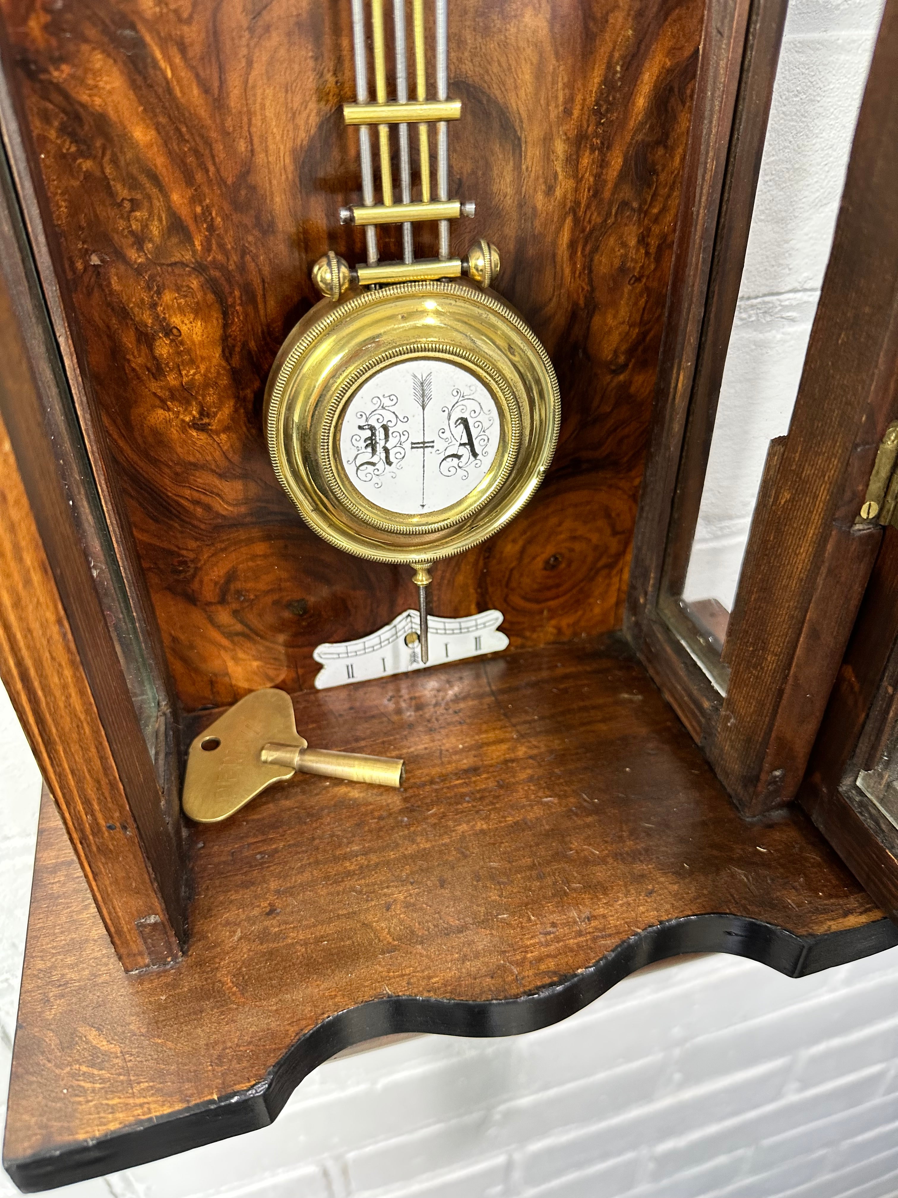 Antique Vienna Pendulum Wall Clock | eXibit collection