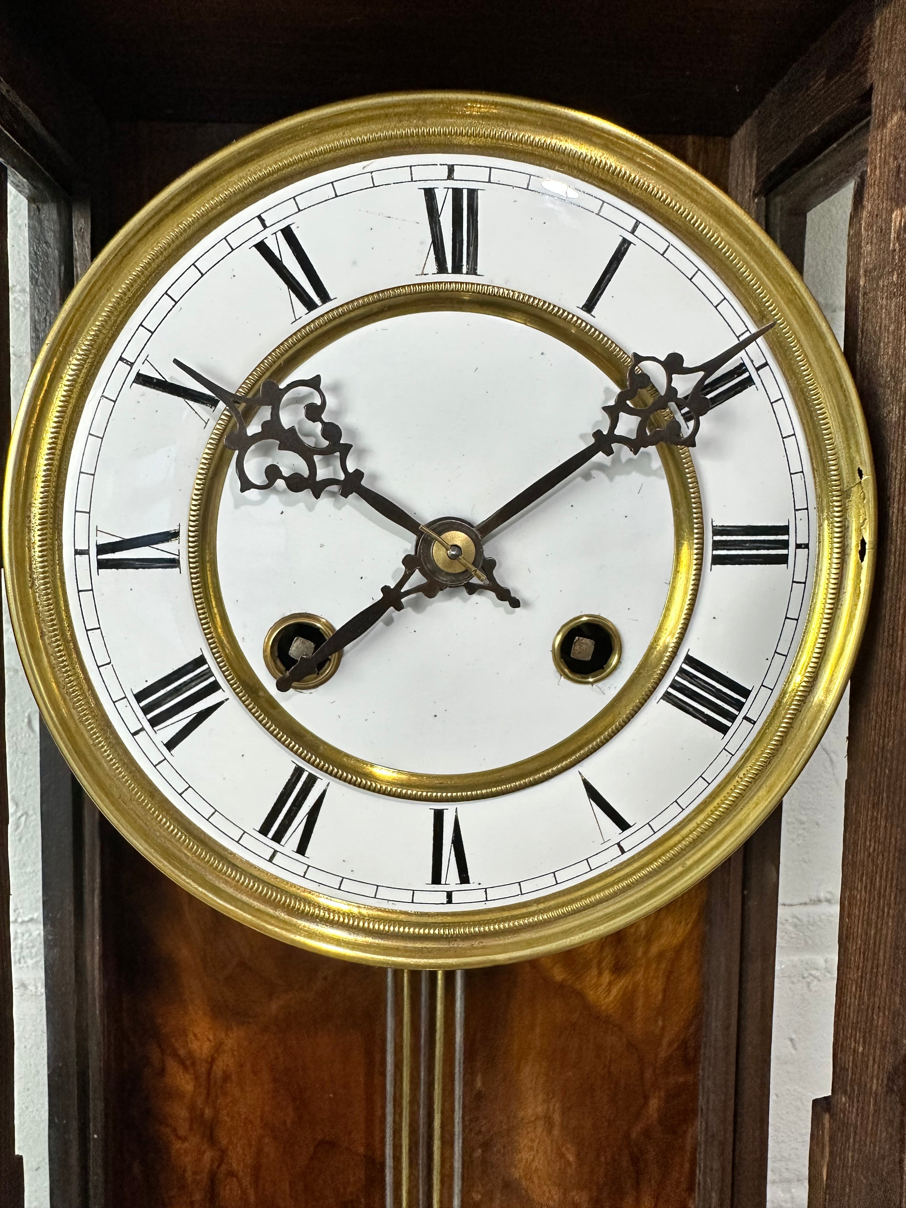 Antique Vienna Pendulum Wall Clock | eXibit collection