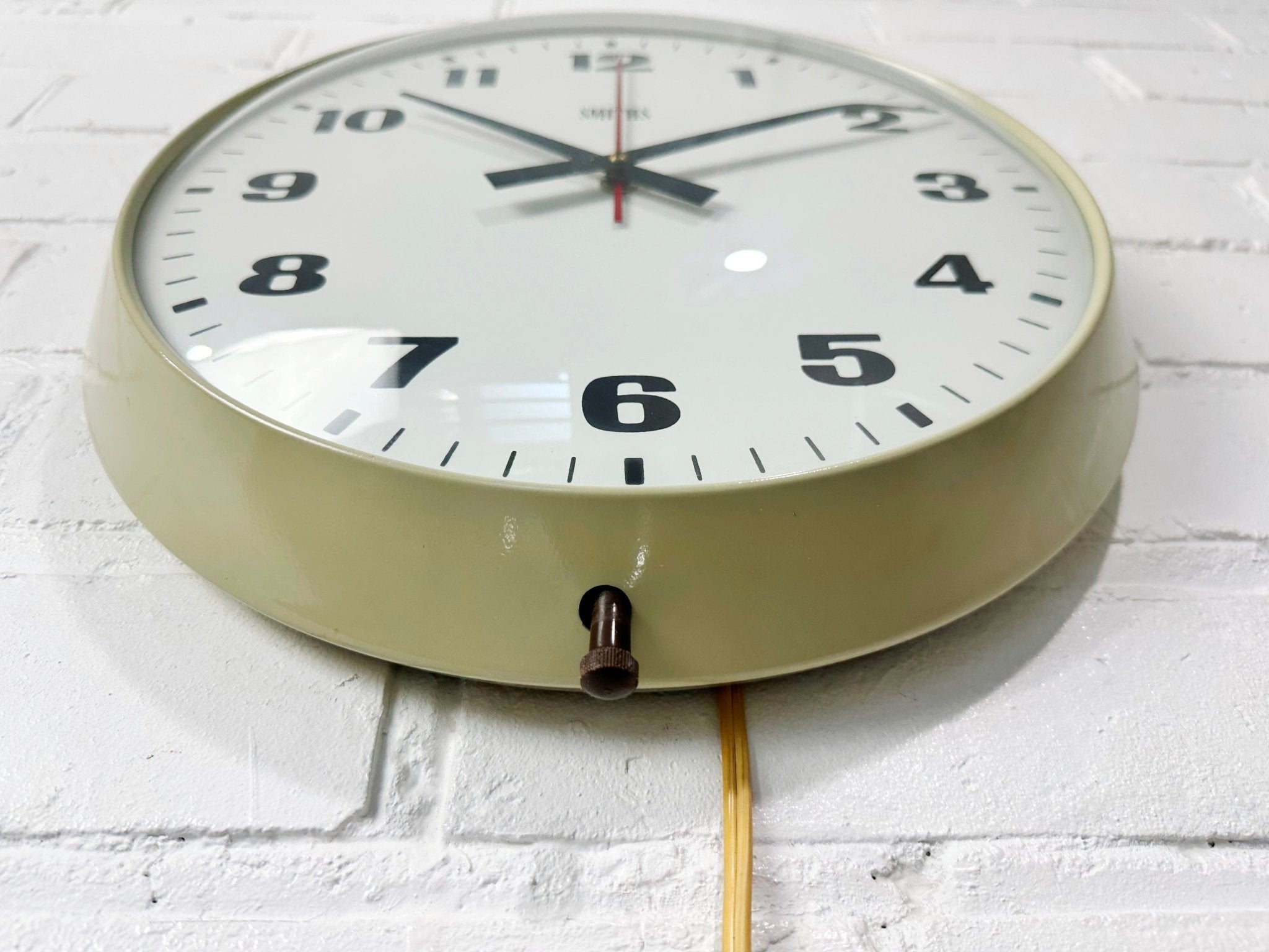 Electrostatic Clock Vintage SMITHS Electric Wall School Clock | Adelaide Clocks