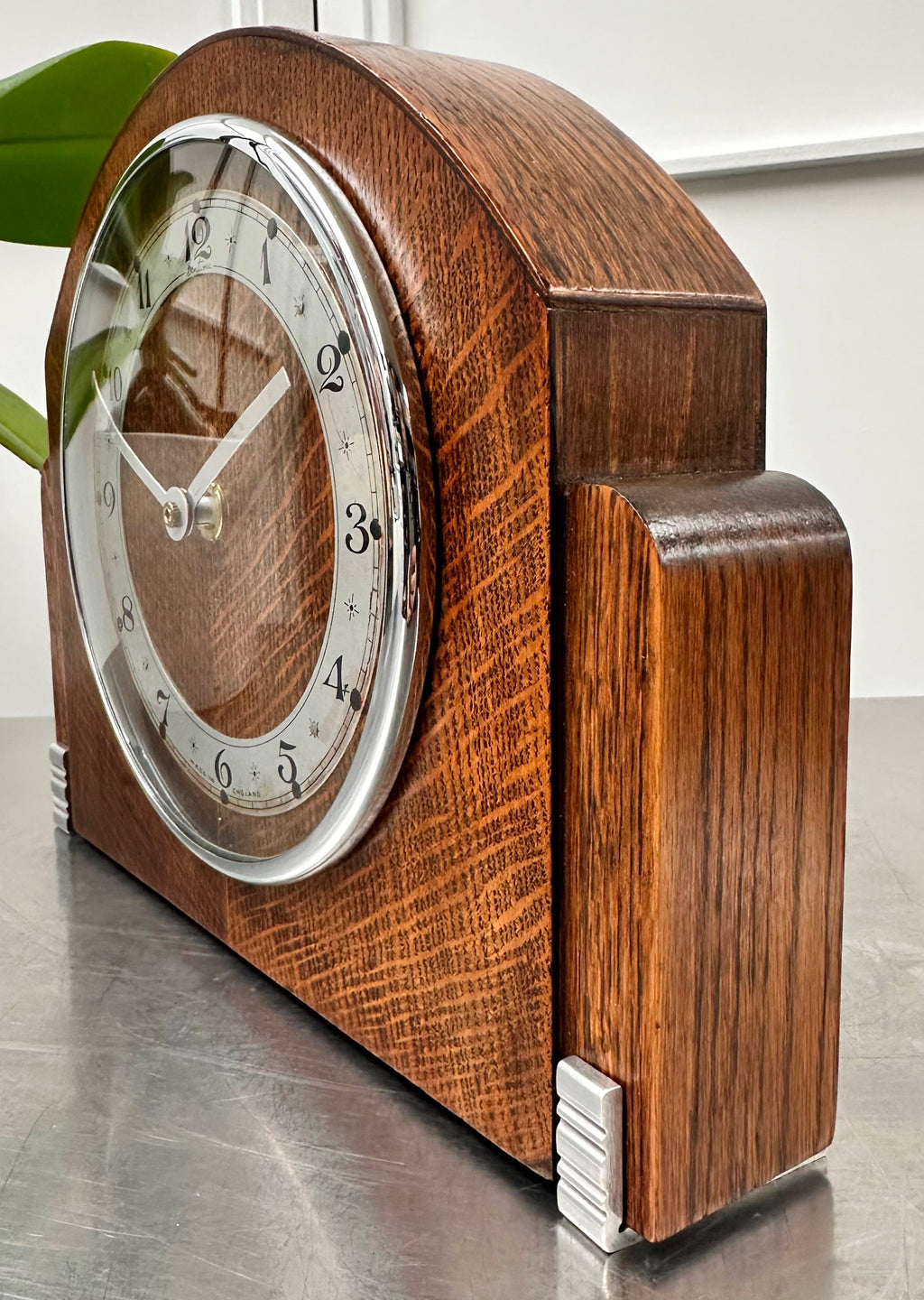 Vintage Bentima Art Deco Quartz Mantel Clock | Adelaide Clocks
