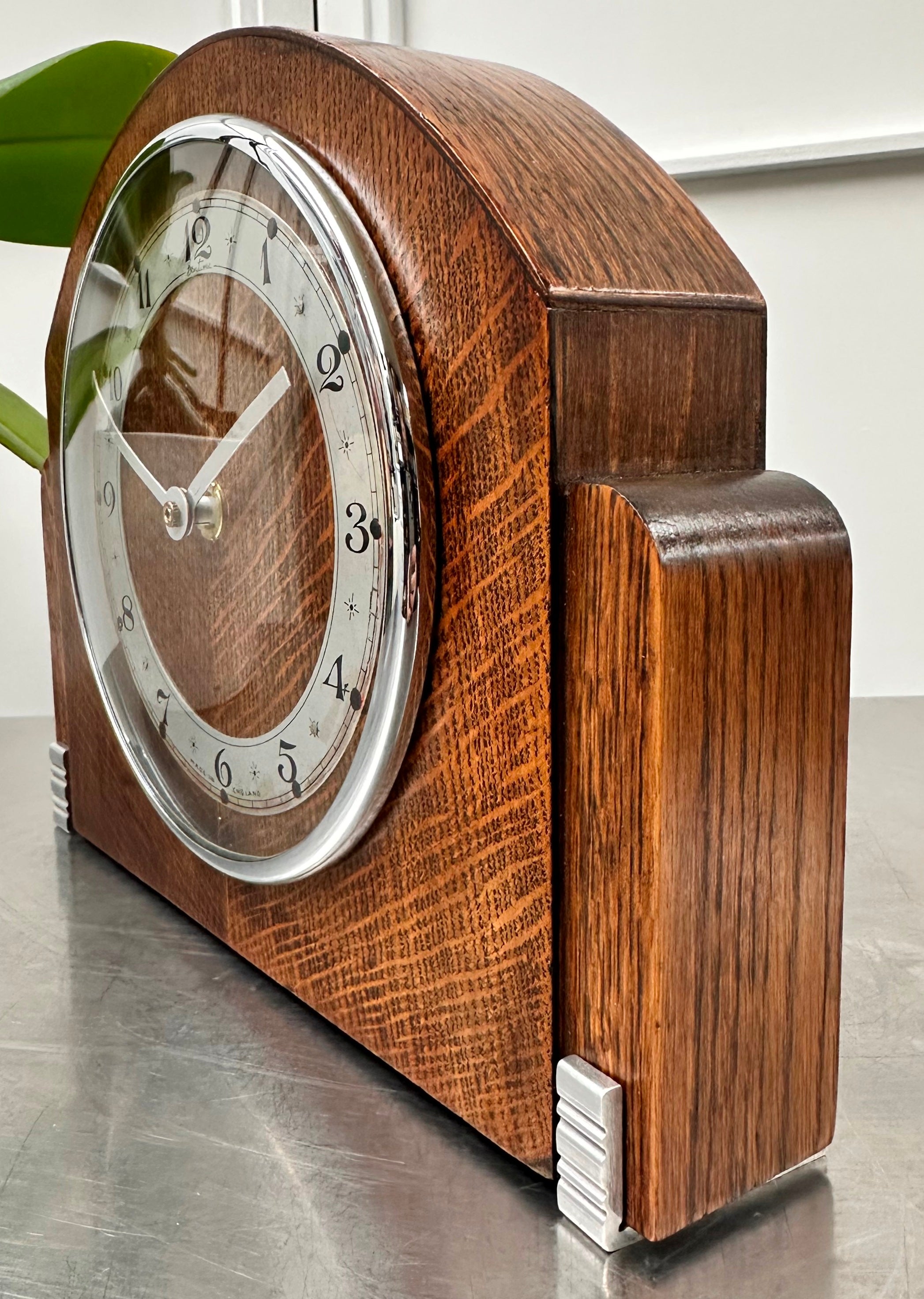 Vintage Bentima Art Deco Quartz Mantel Clock | Adelaide Clocks