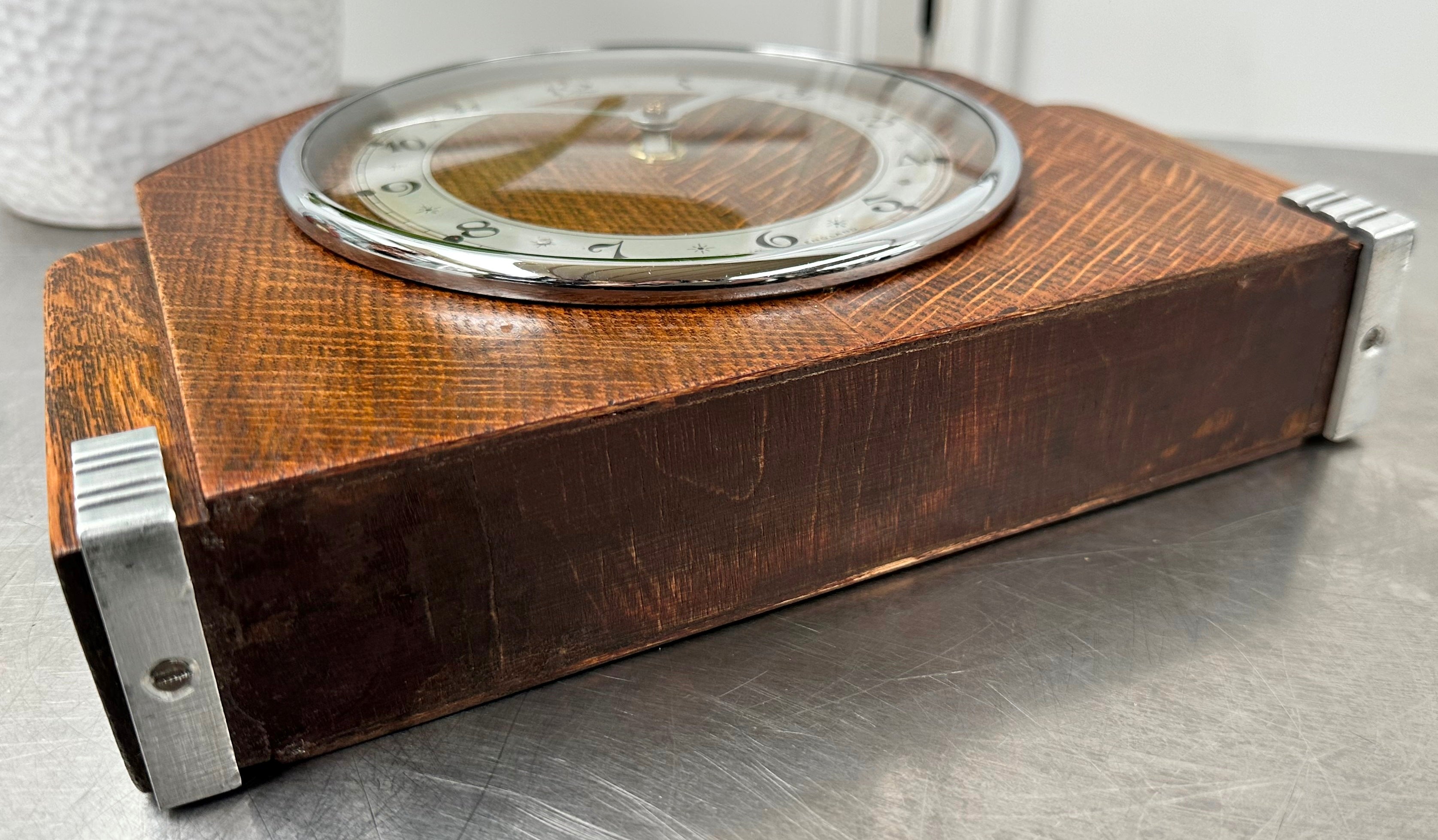 Vintage Bentima Art Deco Quartz Mantel Clock | Adelaide Clocks