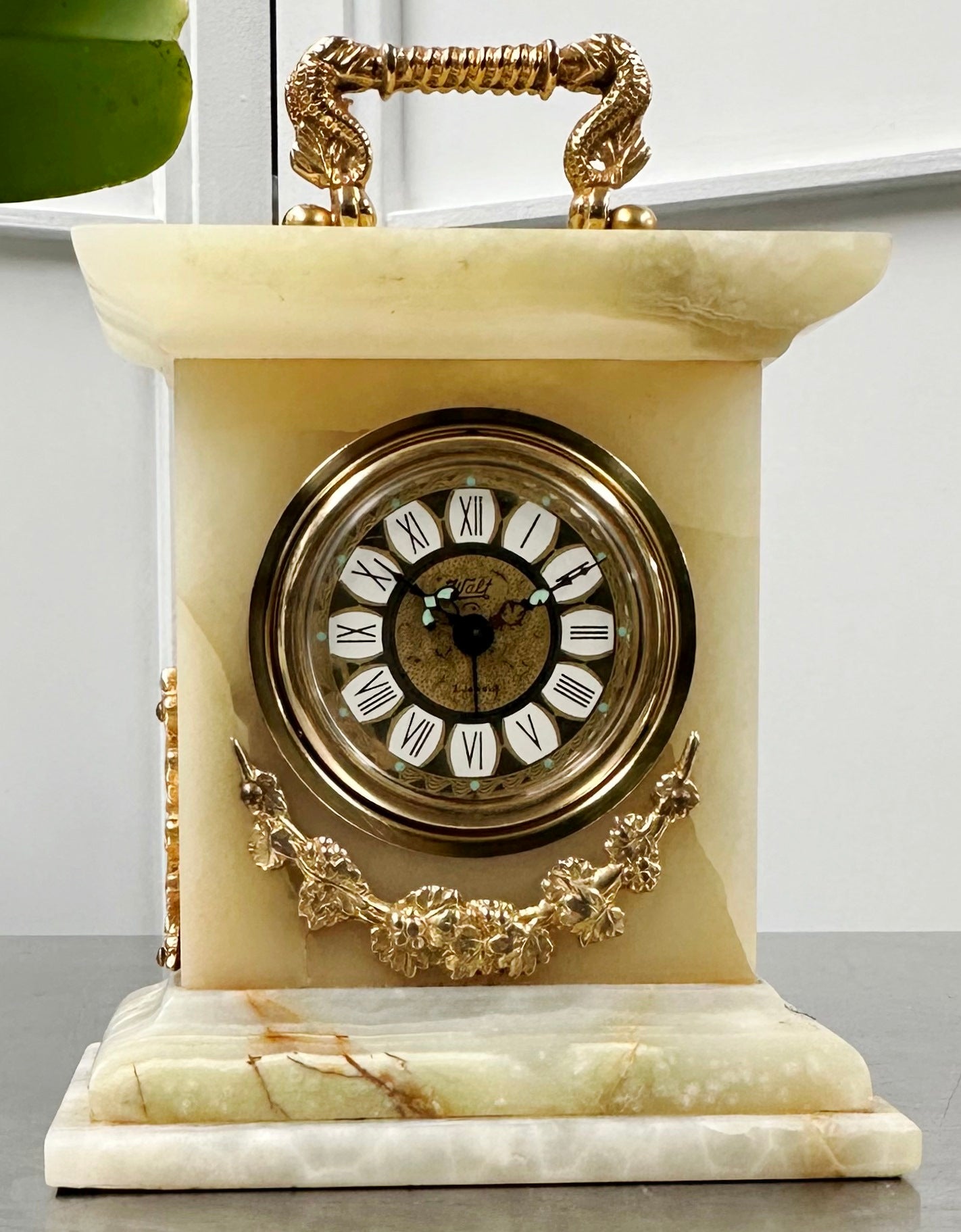 Vintage Walt Pakistan Onix Desk Alarm Desk Clock West Germany & Italy | Adelaide Clocks
