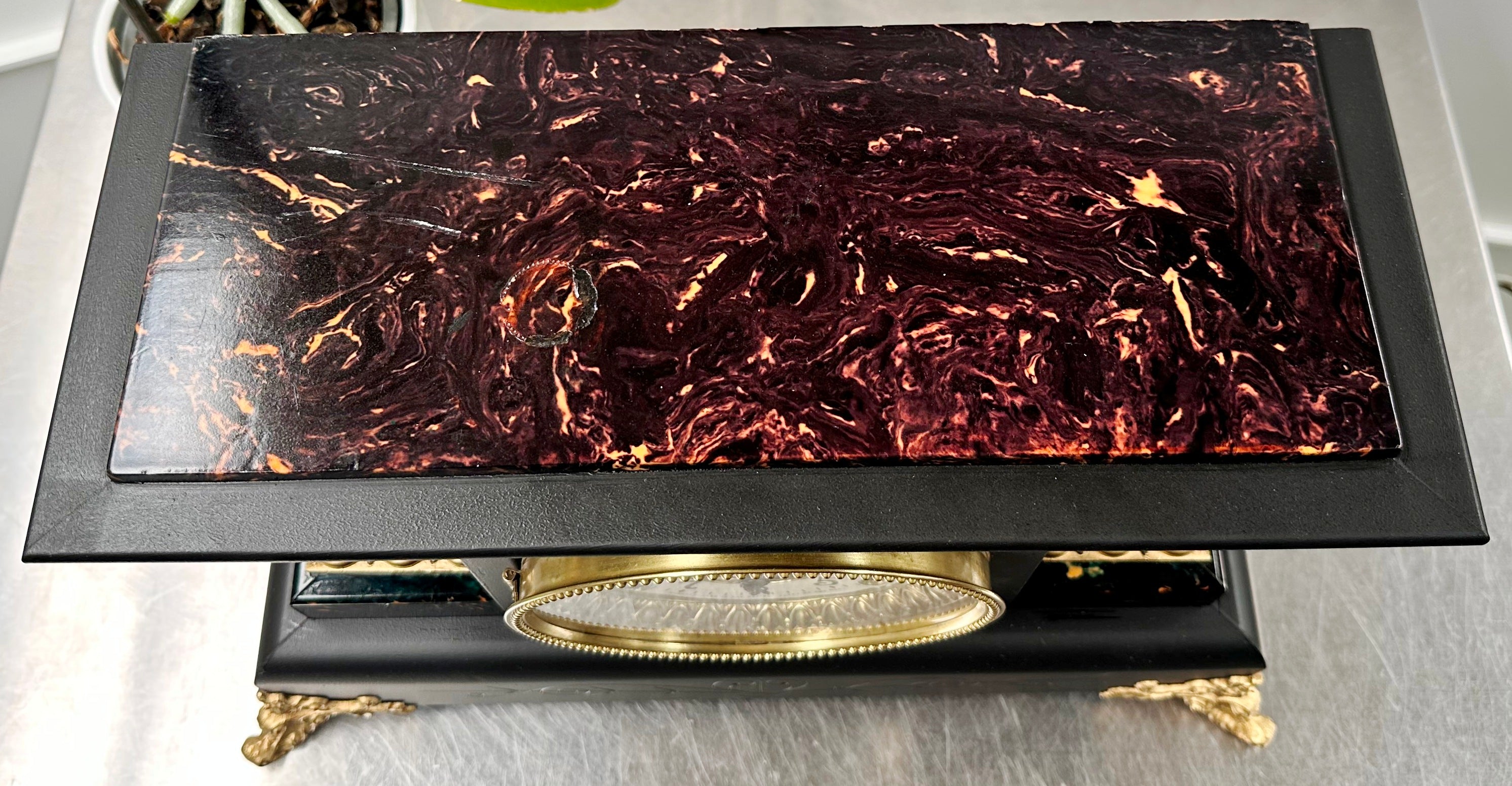 Antique Seth Thomas Hammer on Coil Strike Mantel Clock | Adelaide Clocks