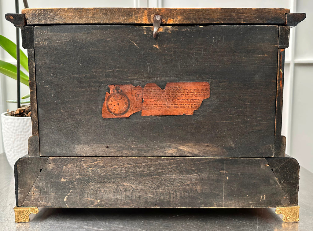 Antique Seth Thomas Hammer on Coil Strike Mantel Clock | Adelaide Clocks